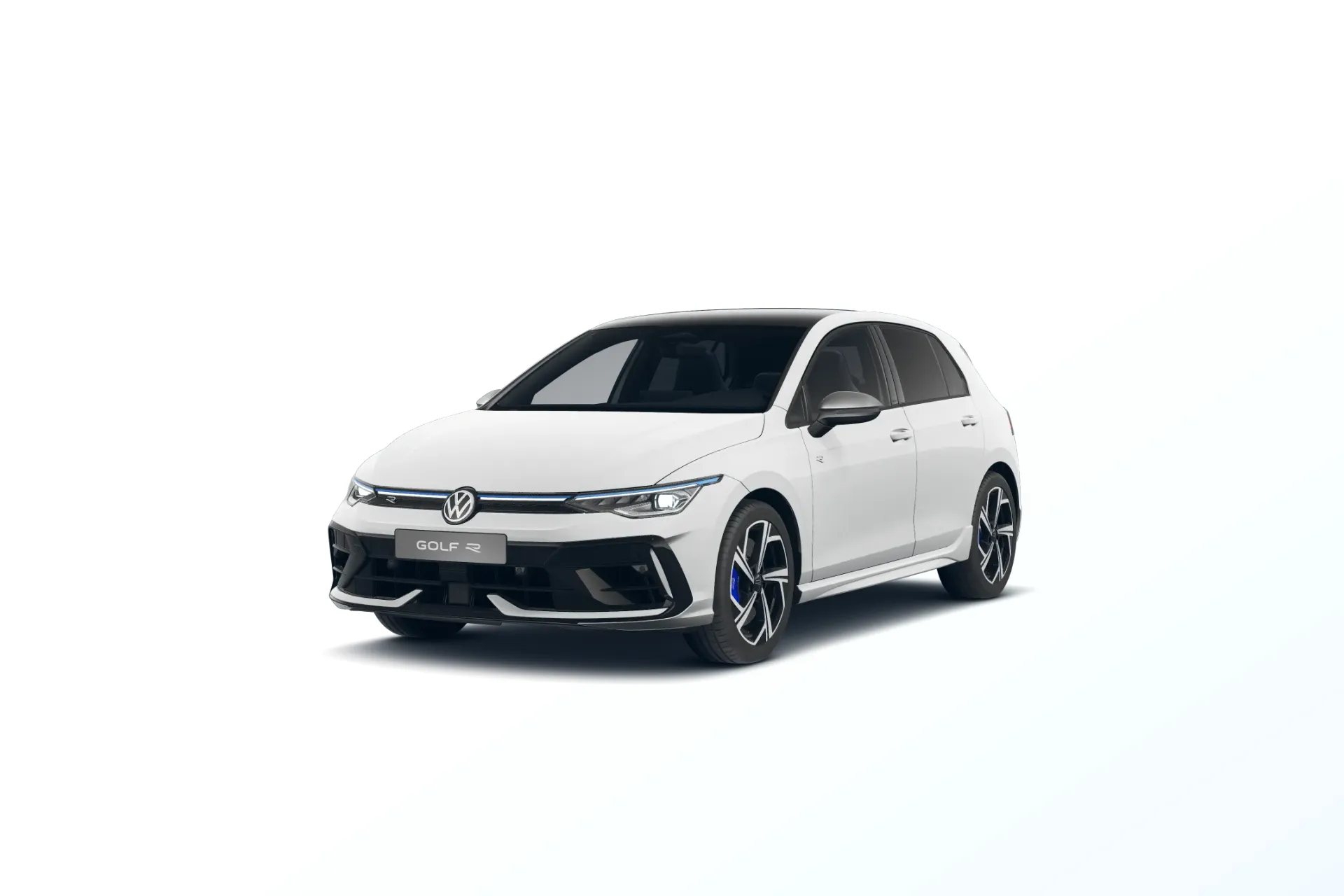 Golf, R, Bílá Pure, front