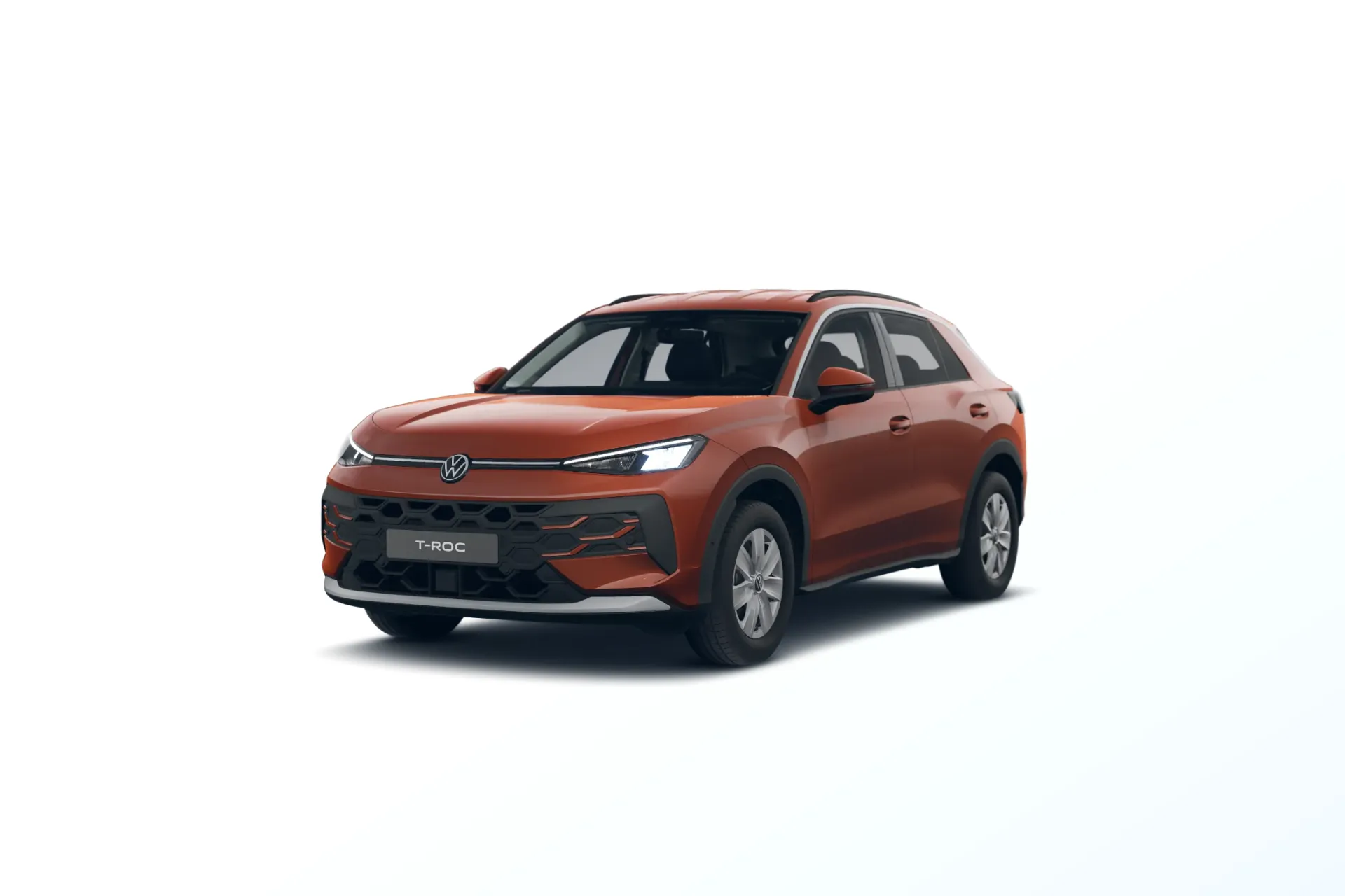 Nový T-Roc, Trend, Červená Flame metalíza, front