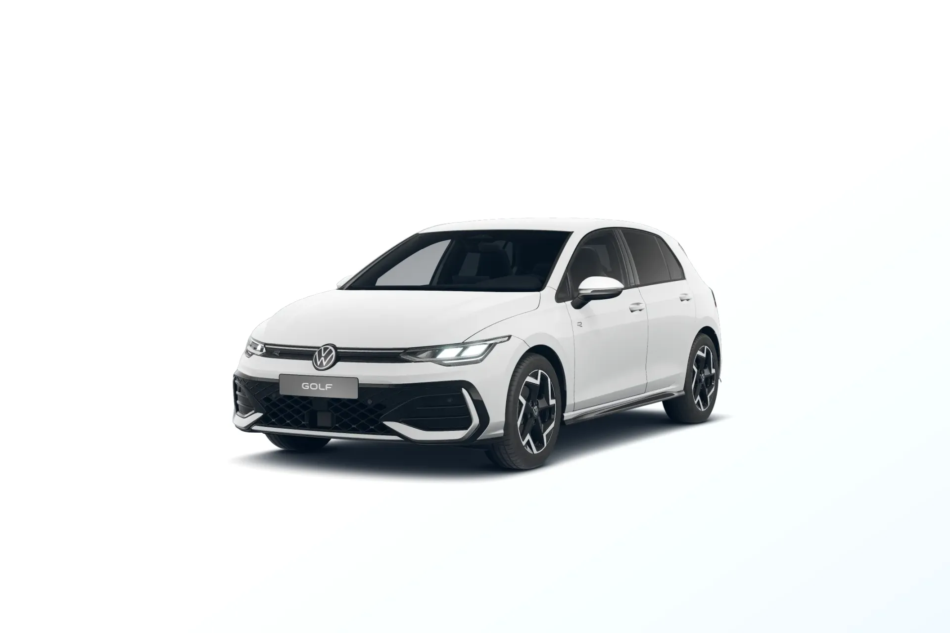 Golf, R-Line, Bílá Pure, front