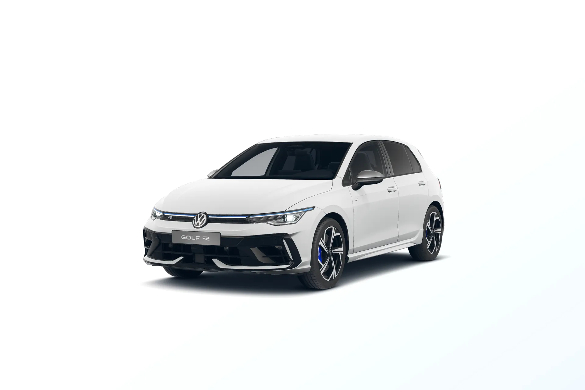 Golf, R, Bílá Pure, front