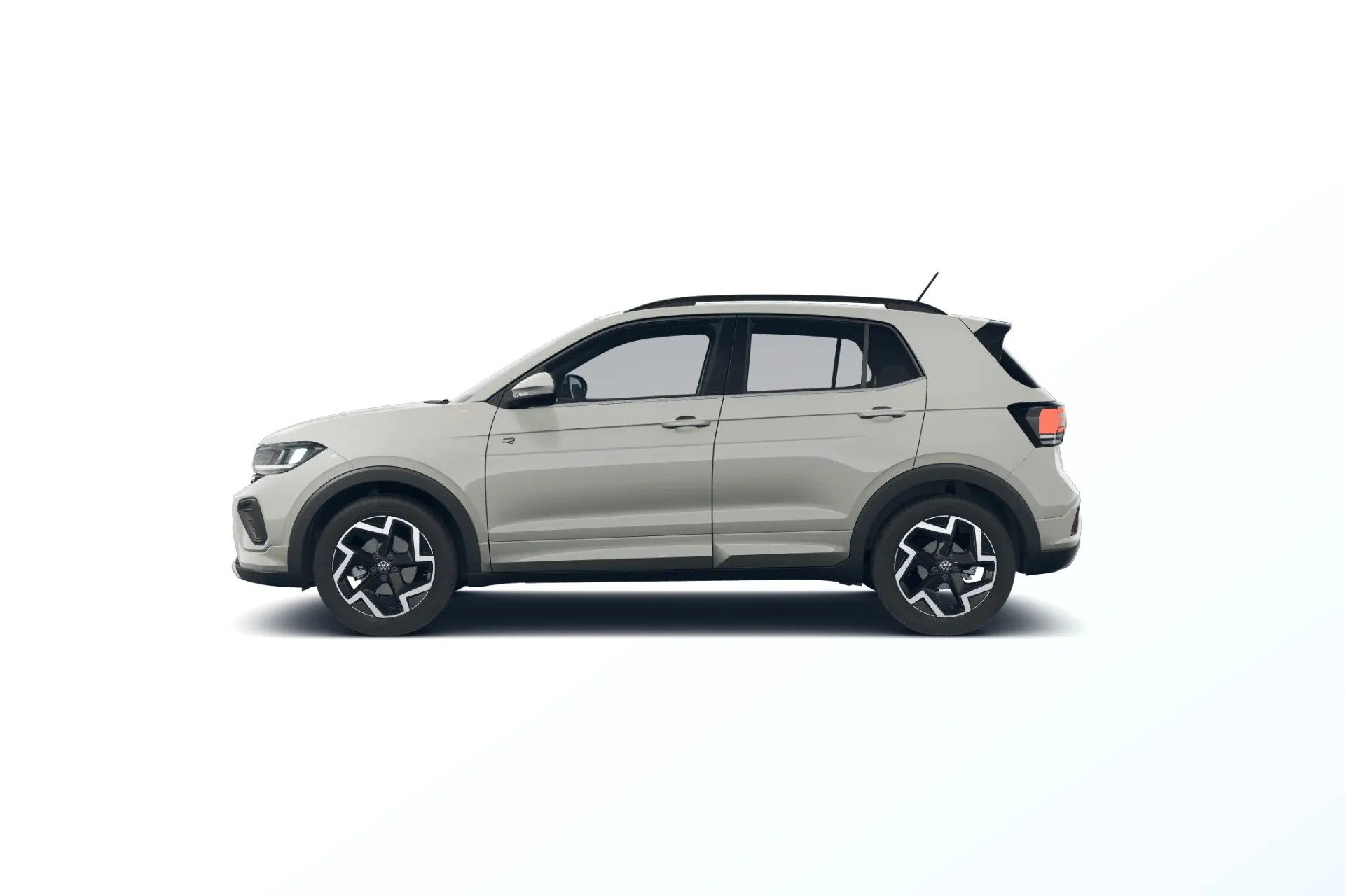 T-Cross, R-Line, Šedá Ascot, side