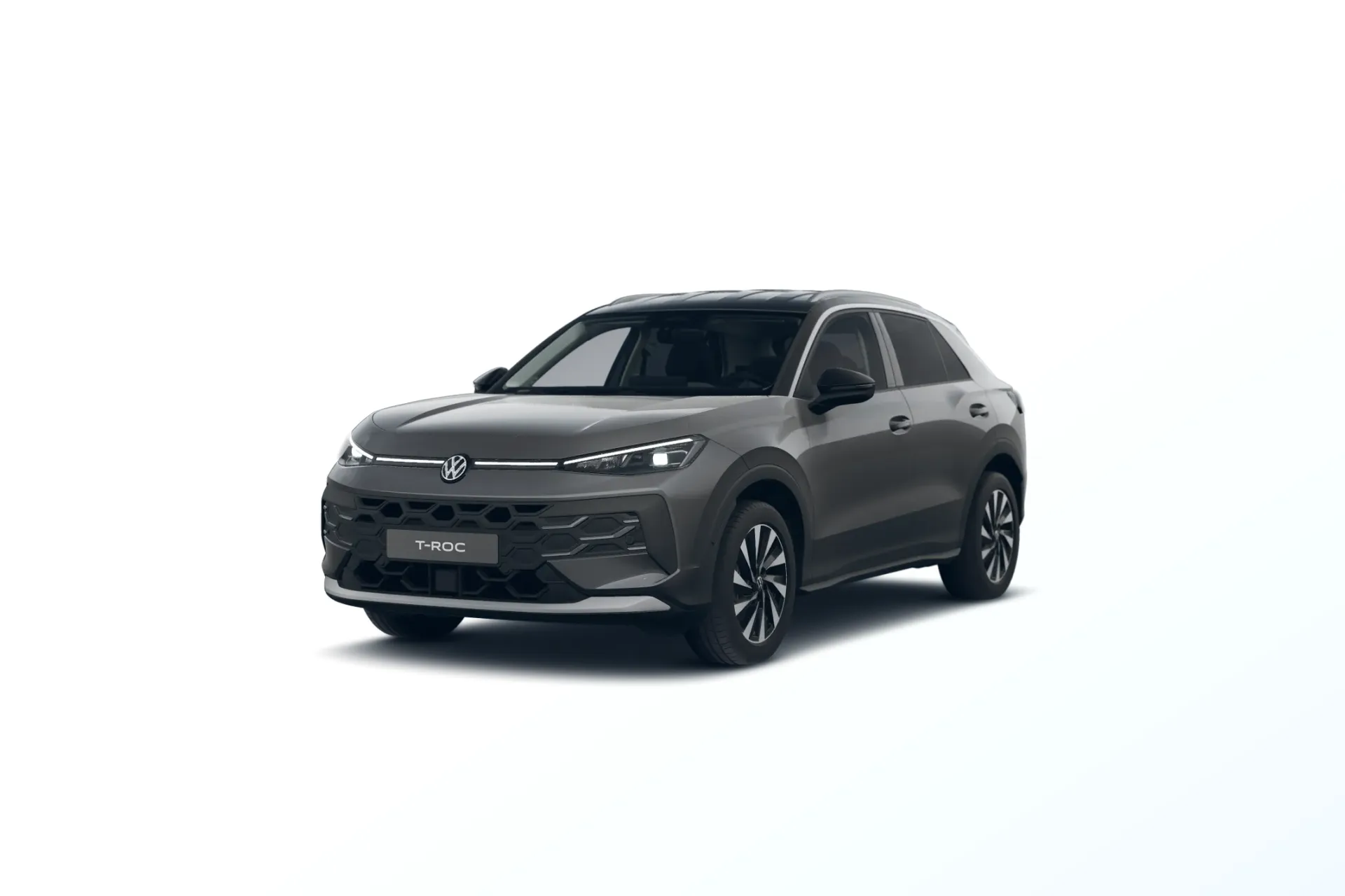 Nový T-Roc, Style, Šedá Wolf metalíza, front