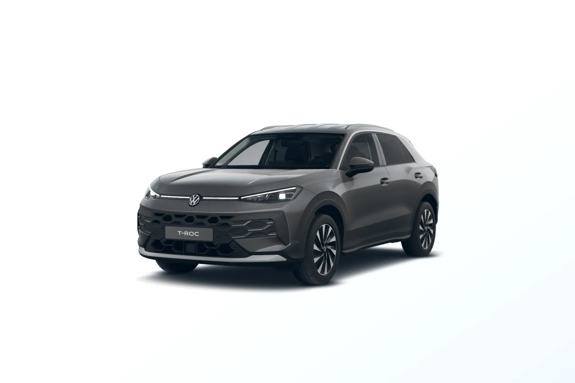 Nový T-Roc, Style, Šedá Wolf metalíza, front