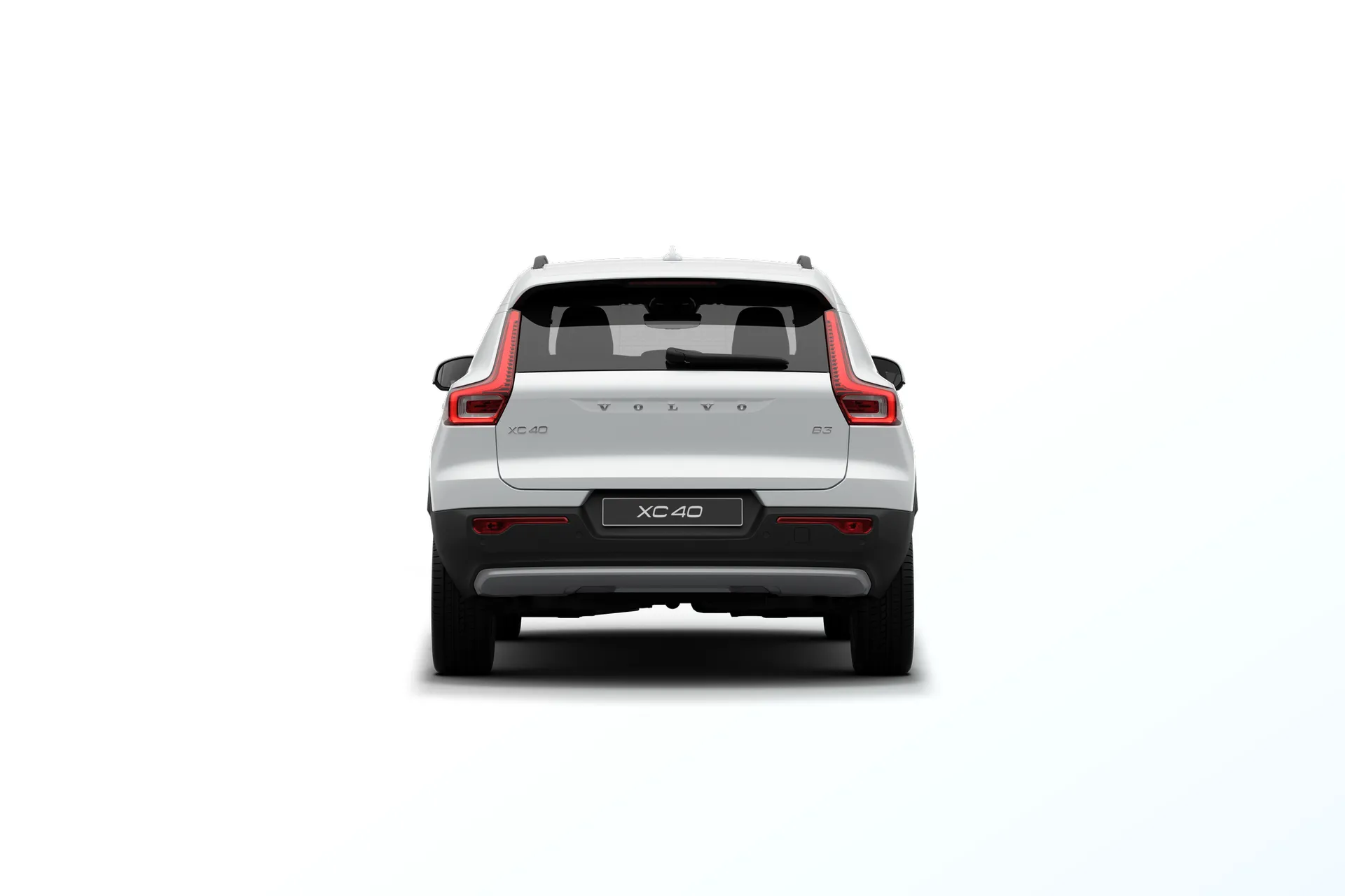 XC40 Mild hybrid, Core, bílá Ice White, rear