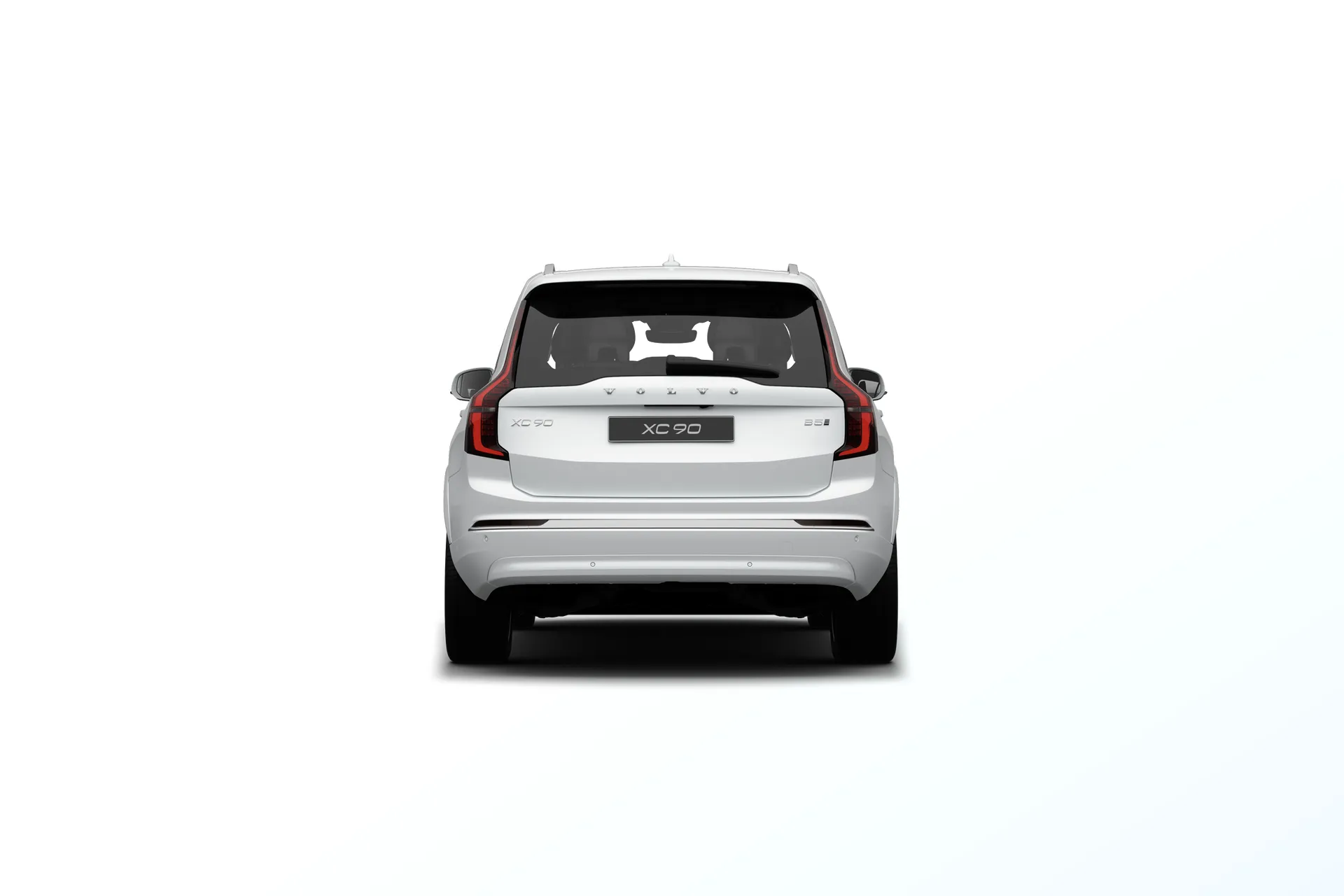 XC90 Mild hybrid, Plus, Perleťově bílá Crystal White, rear