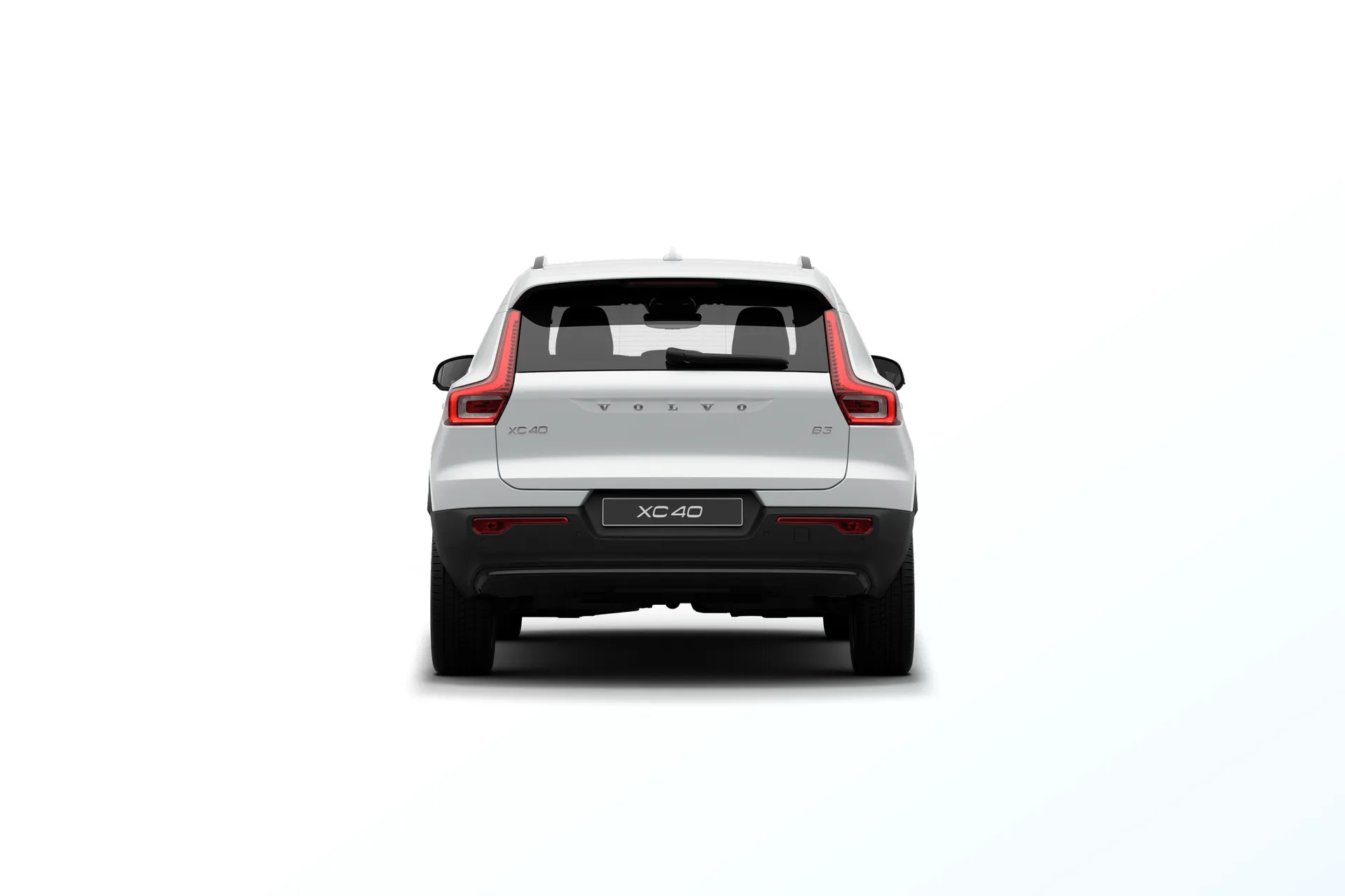 XC40 Mild hybrid, Ultra, bílá Ice White, rear