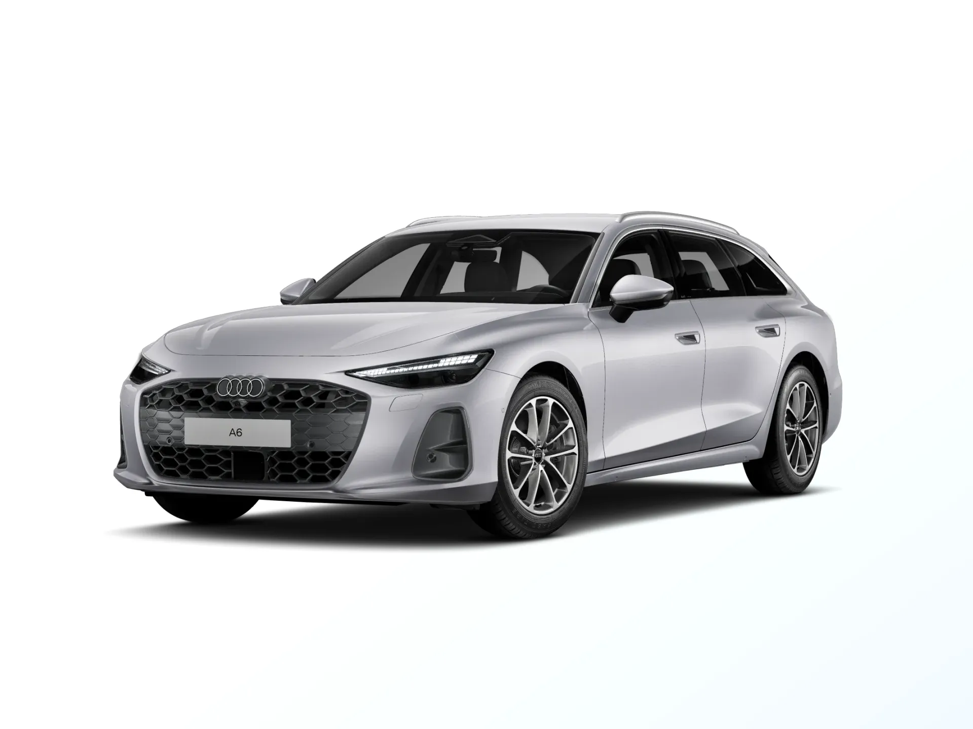 A6 Avant, A6 Avant, Stříbrná Florett, front