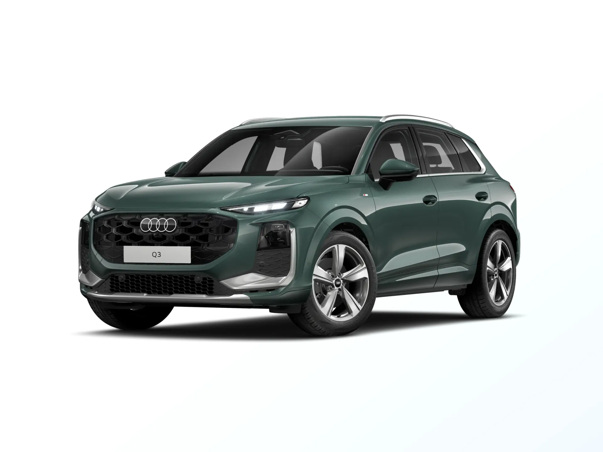 Q3, Audi Q3 S line, Zelená Sage, front