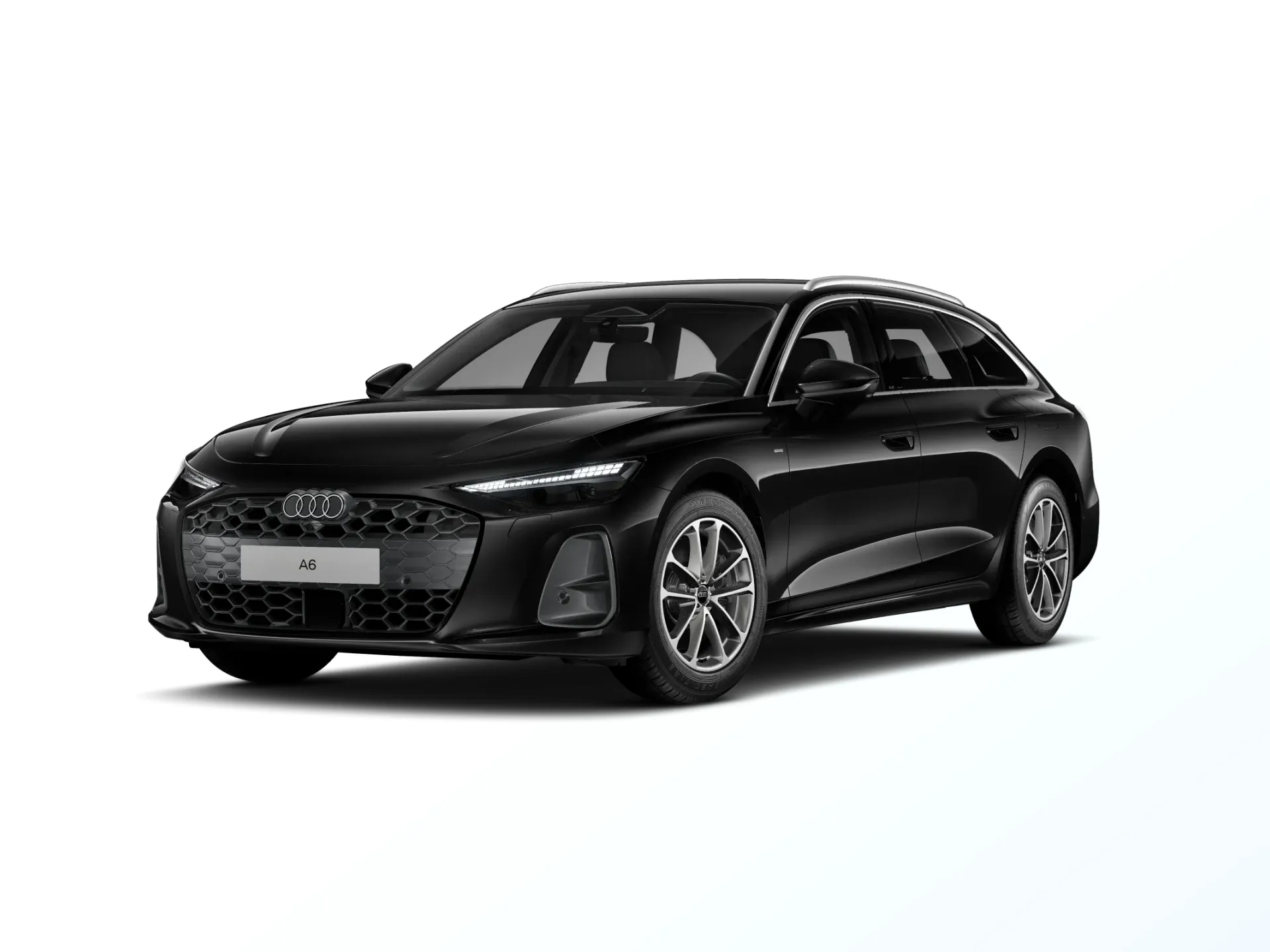 A6 Avant, A6 Avant e-hybrid, Černá Mythos, front
