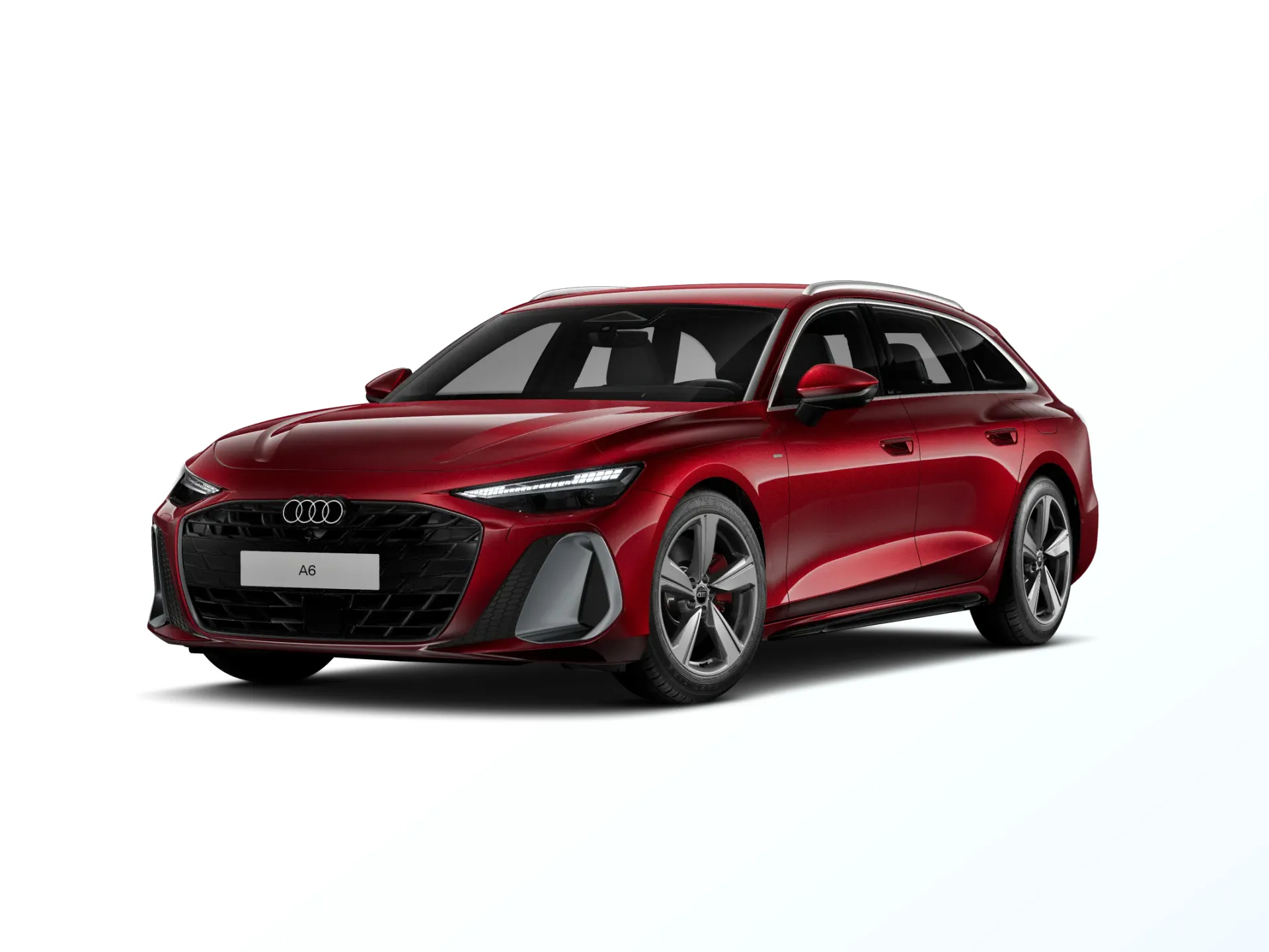 A6 Avant, A6 Avant S line e-hybrid, Červená Grenadine, front