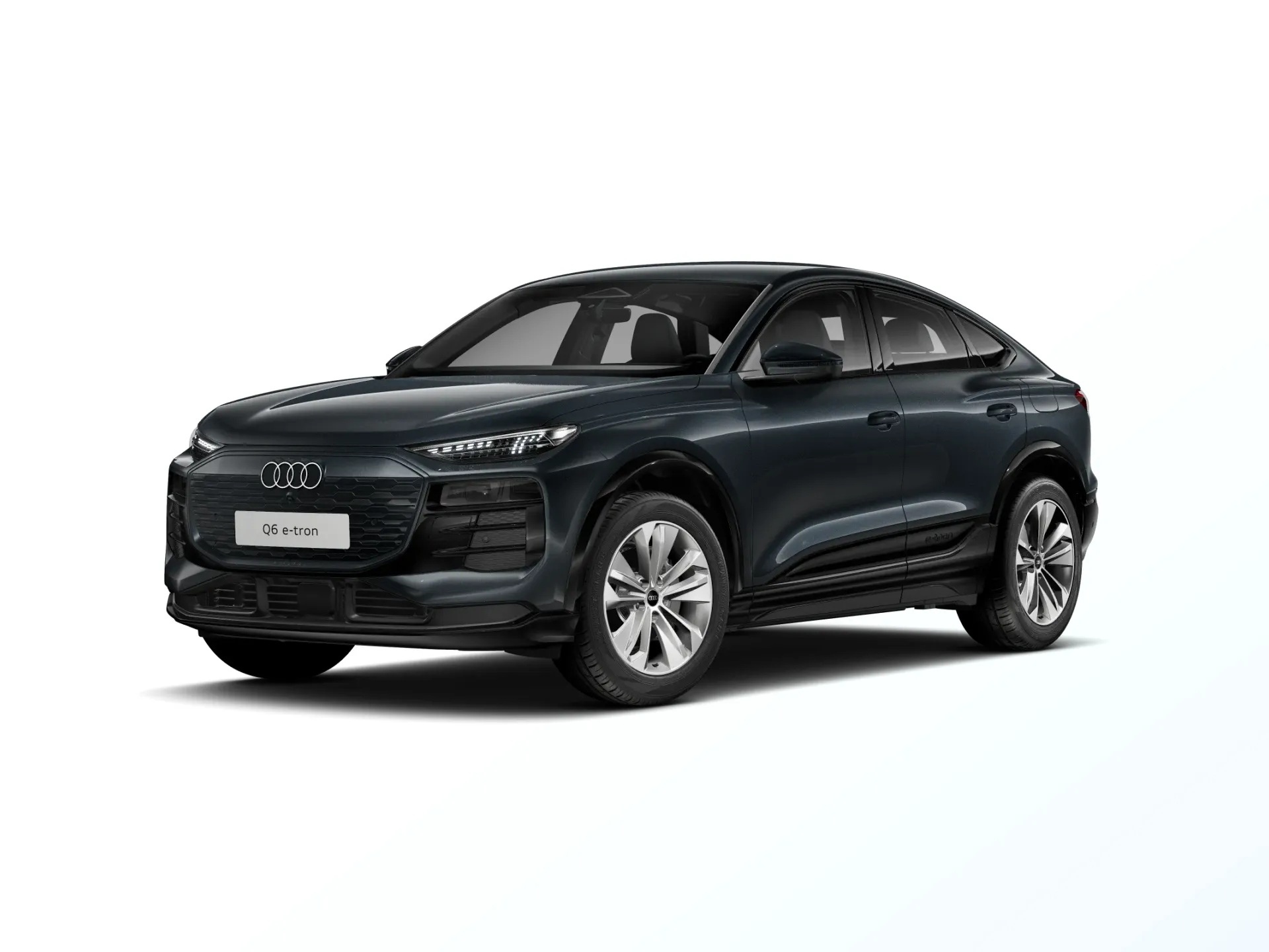 Q6 Sportback e-tron, Q6 e-tron Sportback, Šedá Manhattan, front