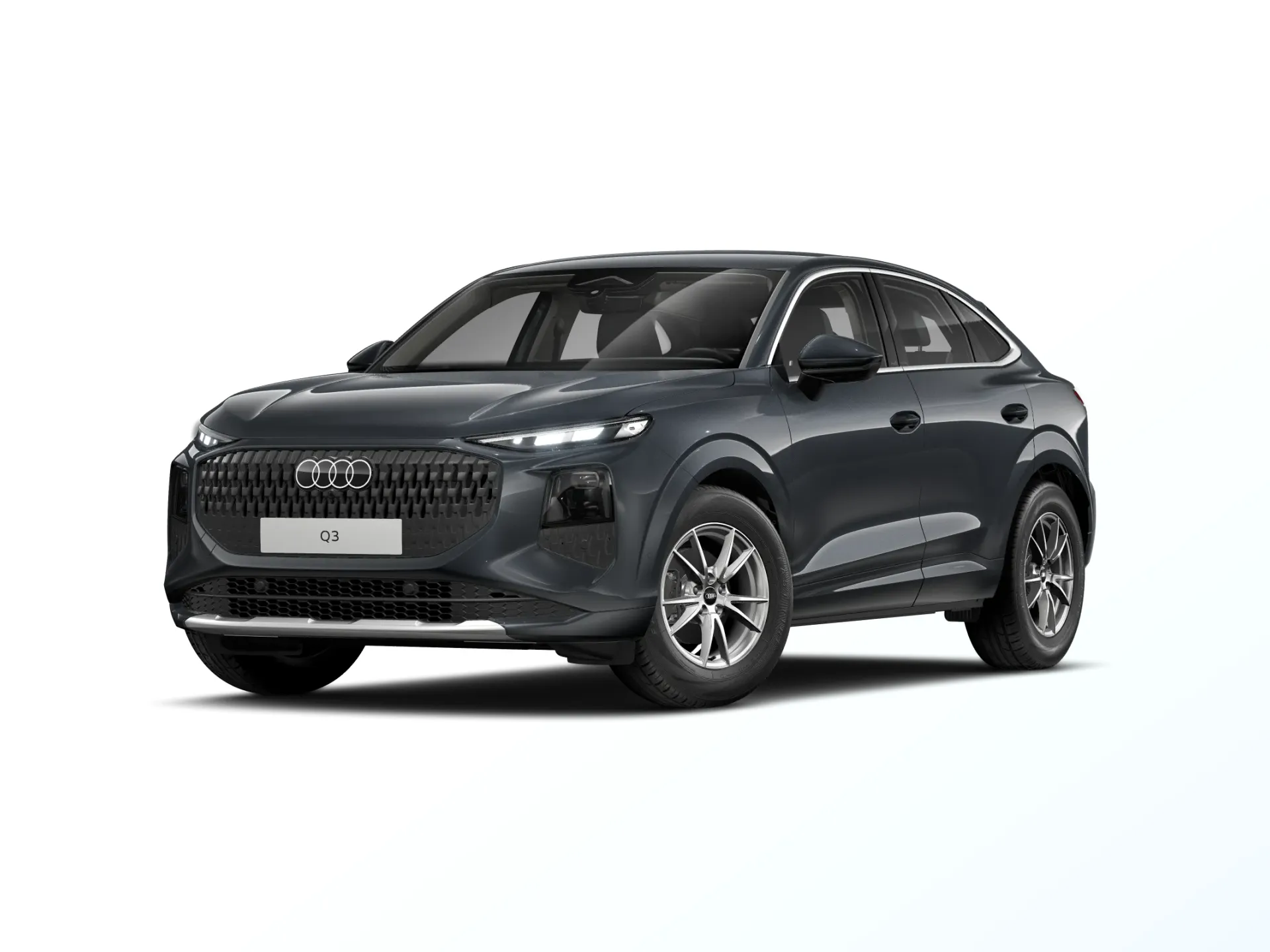 Q3 Sportback, Audi Q3, Šedá Tambora, front