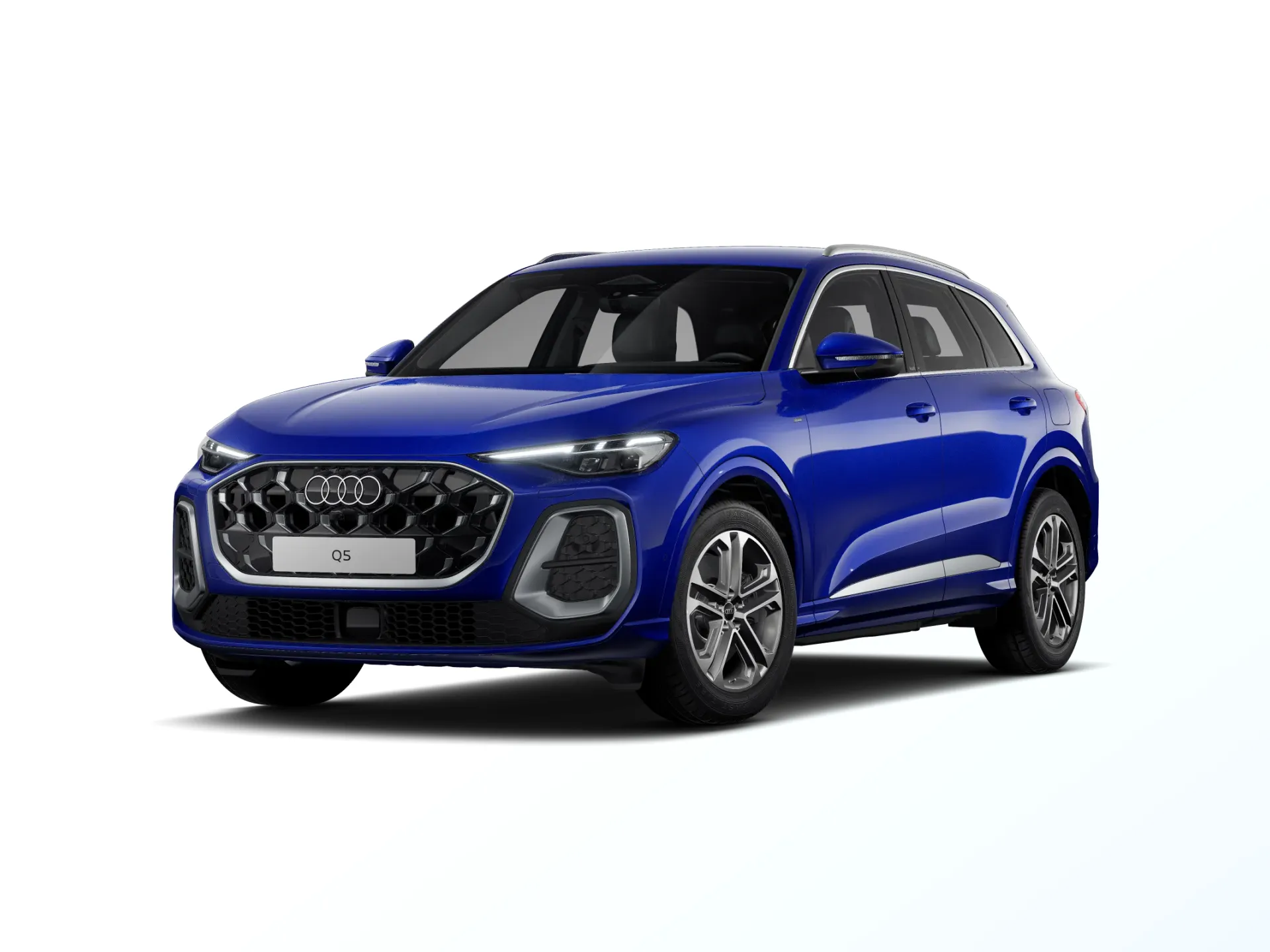 Q5, Audi Q5 e-hybrid, Modrá Ultra, front