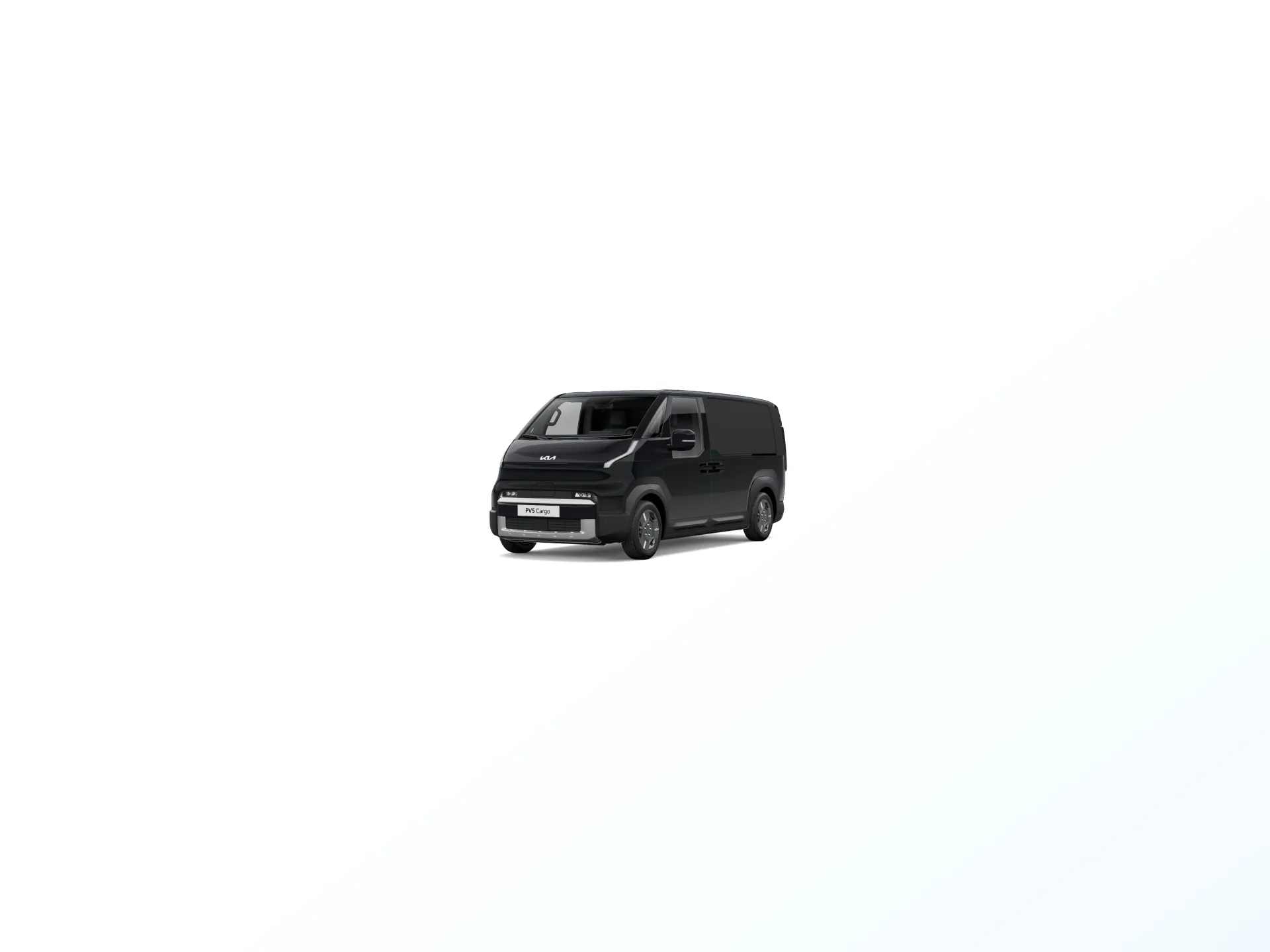 PV5 Cargo 3D, Essential L2H1, Perleťová černá Aurora, front