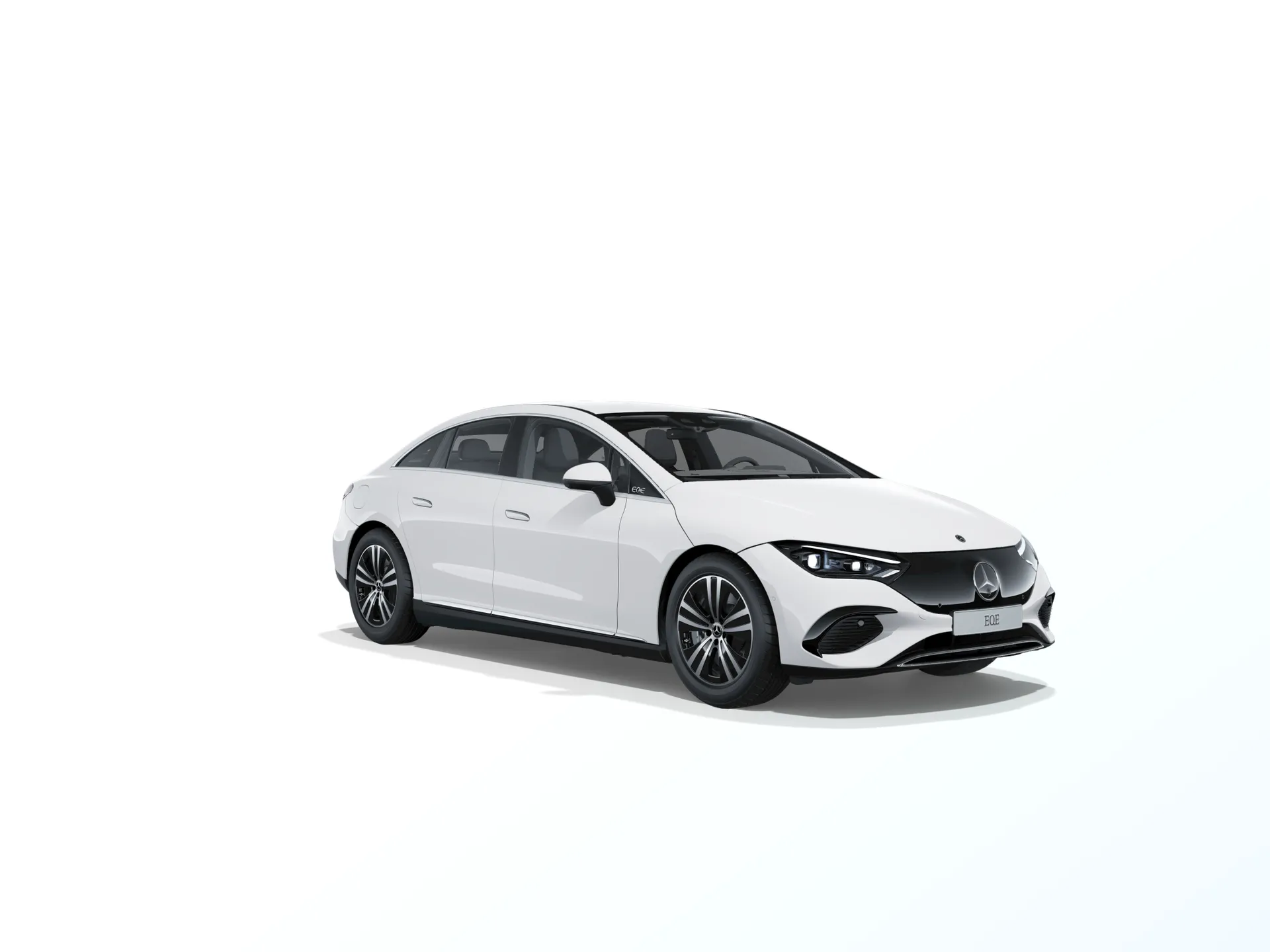EQE sedan (V295), Linie Electric Art interiér, Nemetalická bílá polar, front