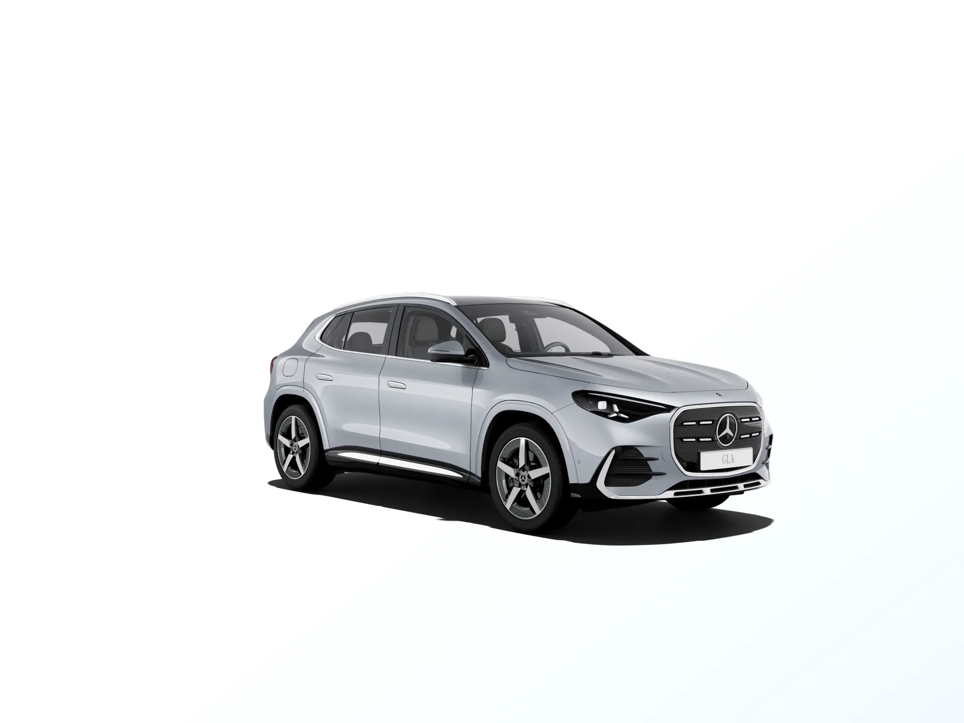GLA (H244), Linie AMG, Metalická stříbrná high-tech, front