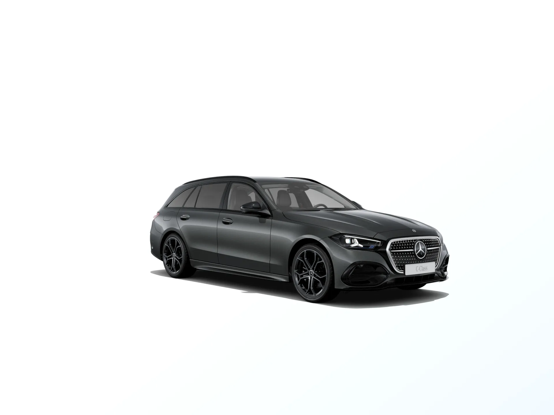 Třída C kombi (S206-fl), Linie AMG Plus, Metalická šedá graphite, front