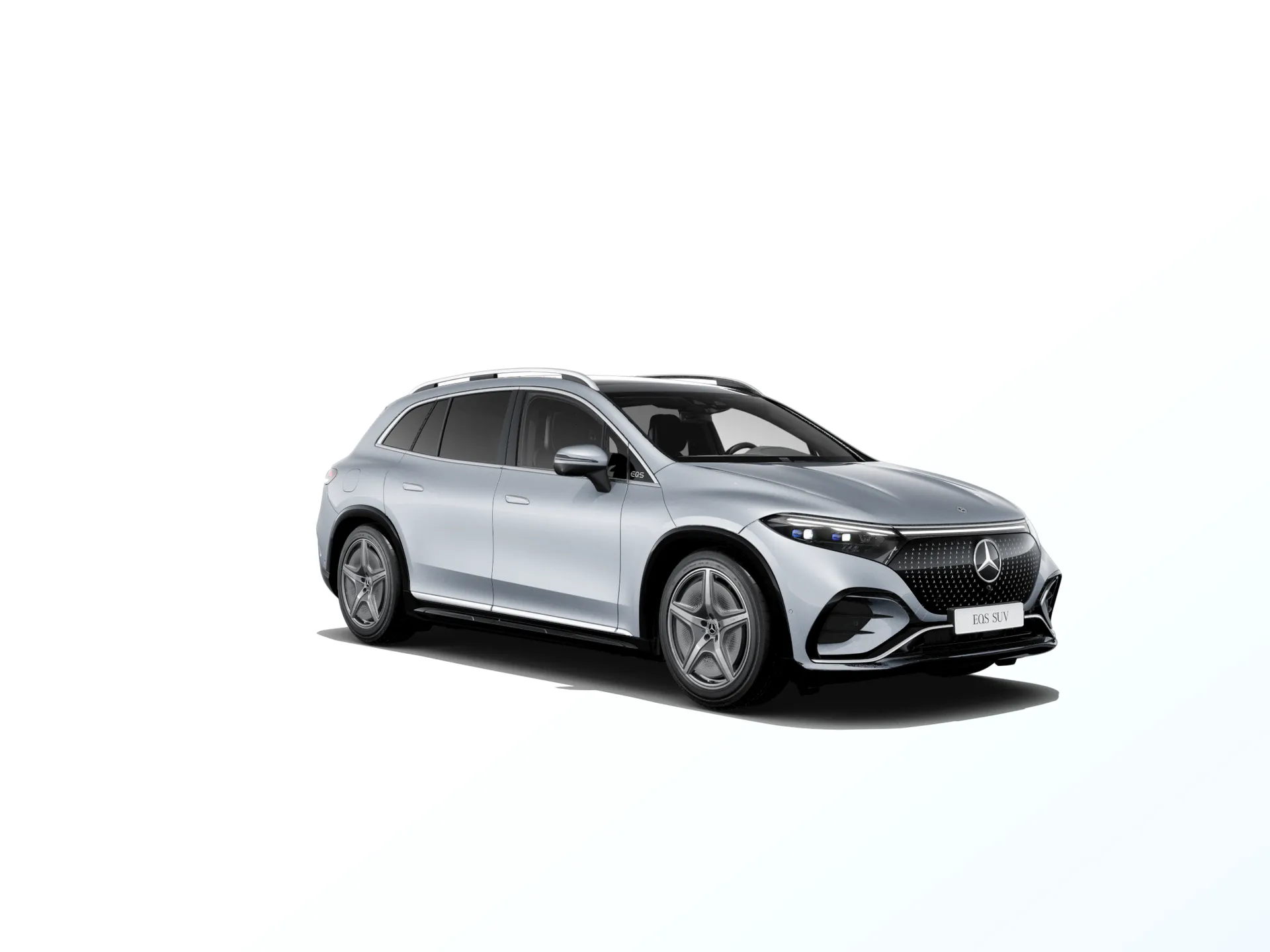 EQS SUV (X296), Linie AMG exteriér, Metalická stříbrná high-tech, front