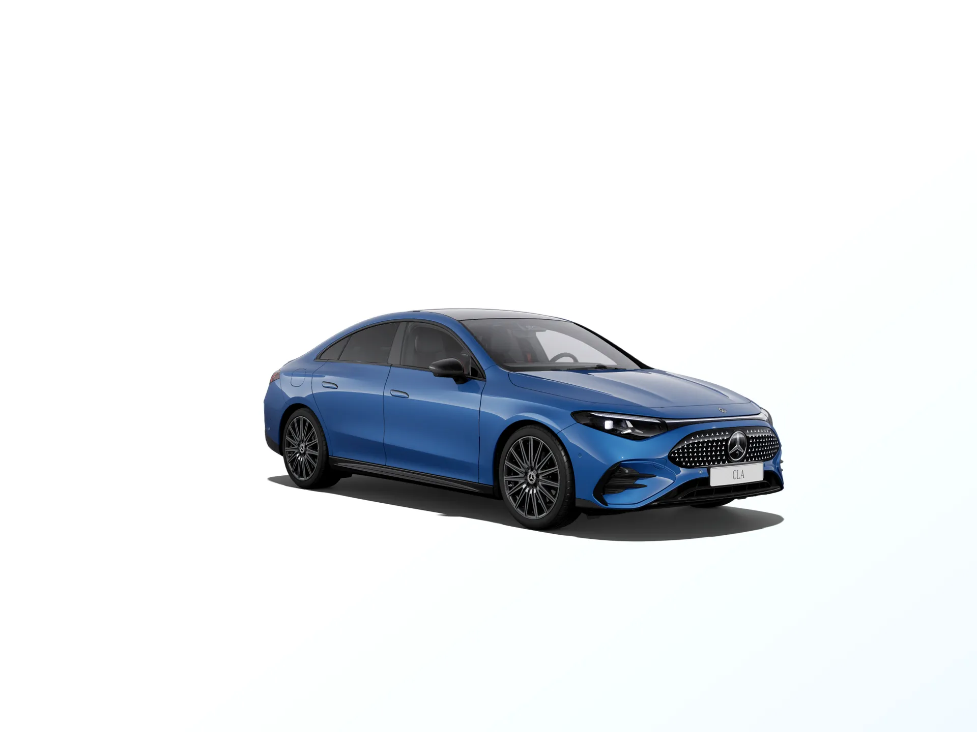 CLA (C174), Linie AMG Plus, Metalická modrá clear, front