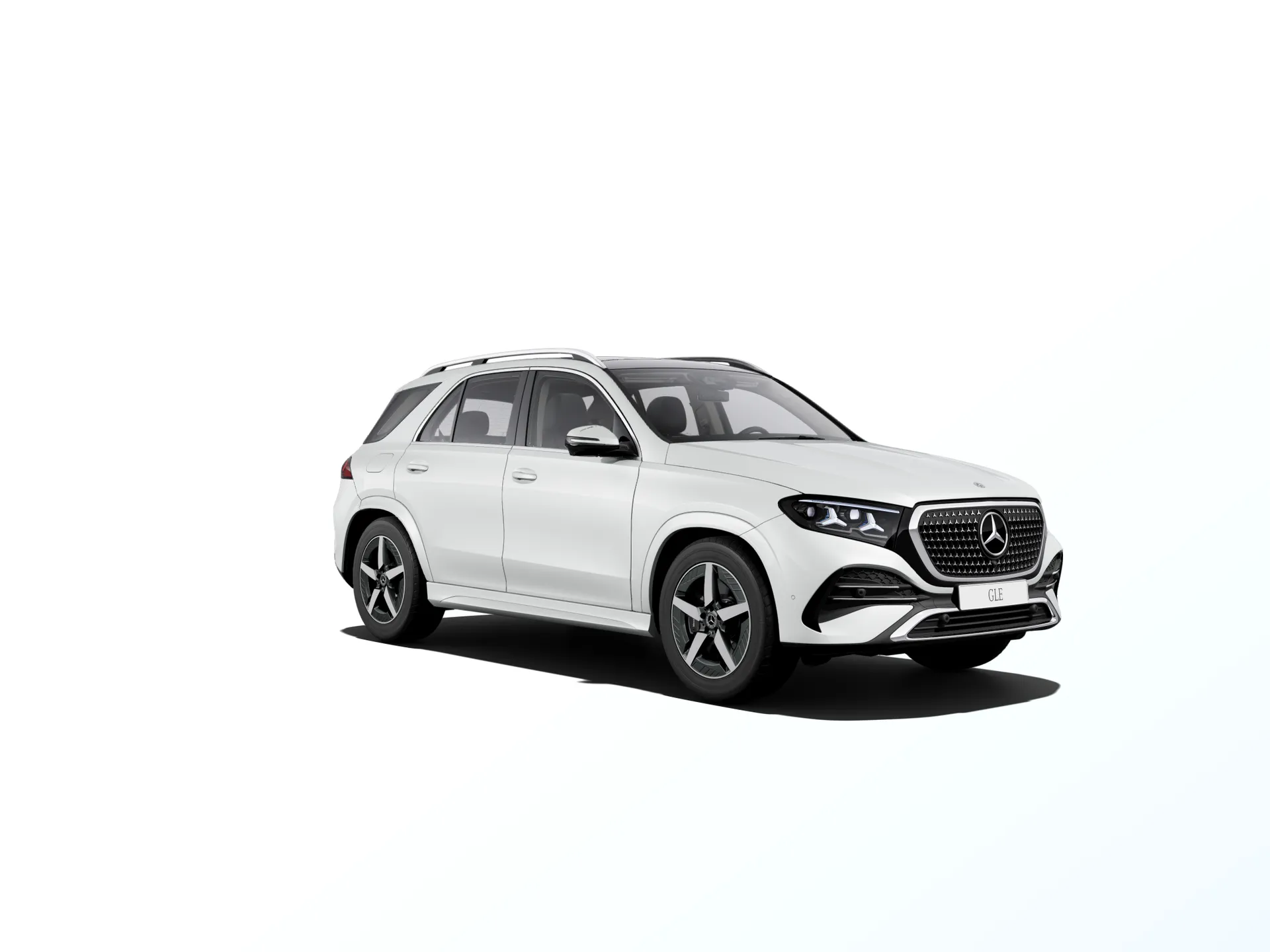 GLE (V167-fl2), Linie AMG, Metalická bílá opalite bright MANUFAKTUR, front