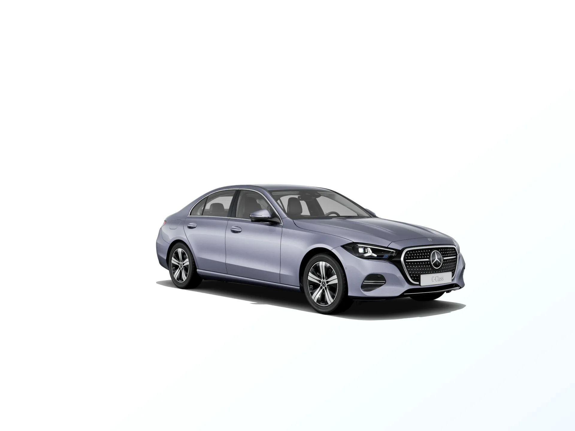 Třída C sedan (W206-fl), Linie AVANTGARDE, Metalická stříbrná Lavender, front