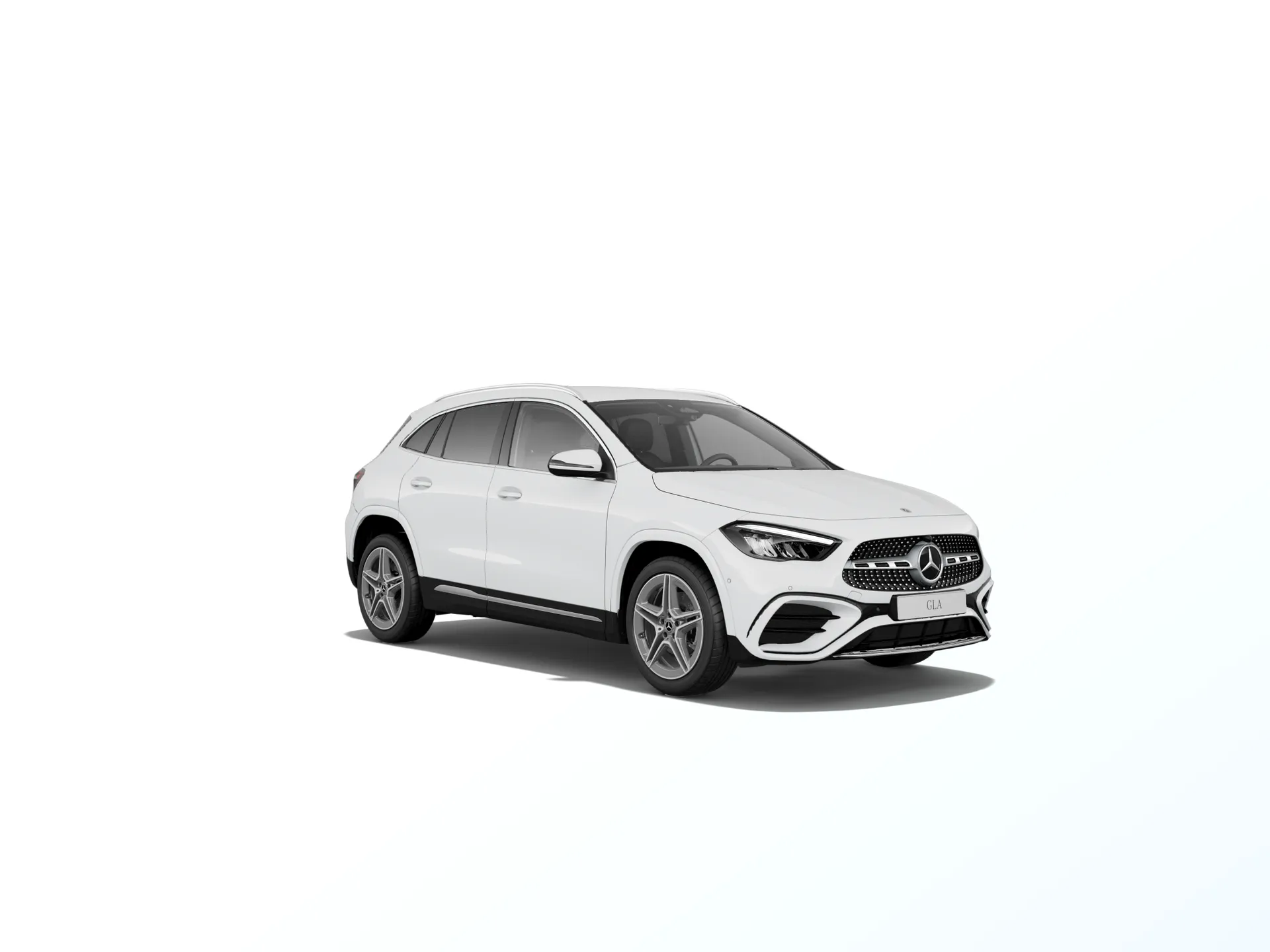 GLA (H247-fl), Linie AMG, Nemetalická bílá polar, front