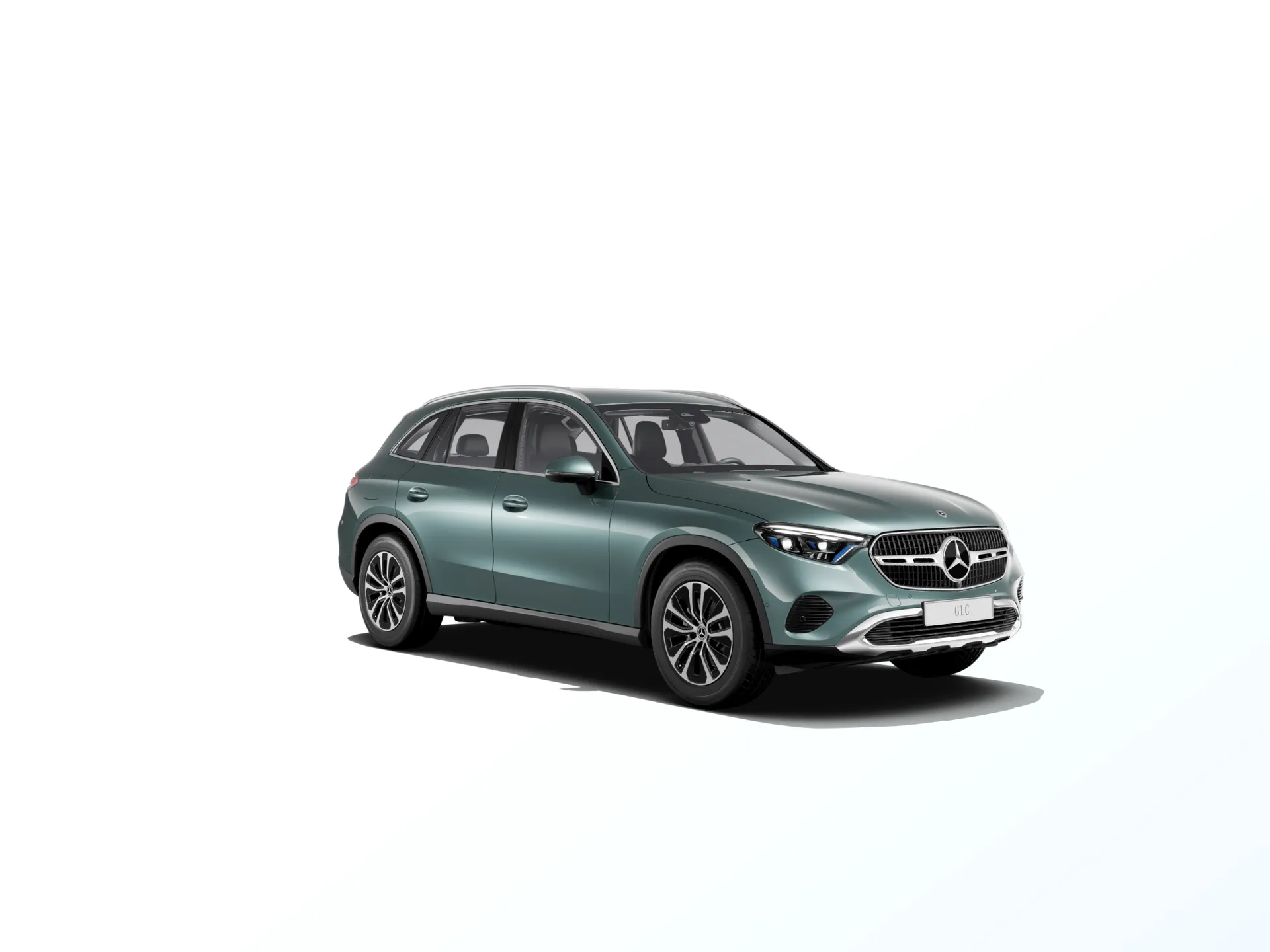 GLC (X254), Linie AVANTGARDE exteriér, Metalická stříbrná verde, front
