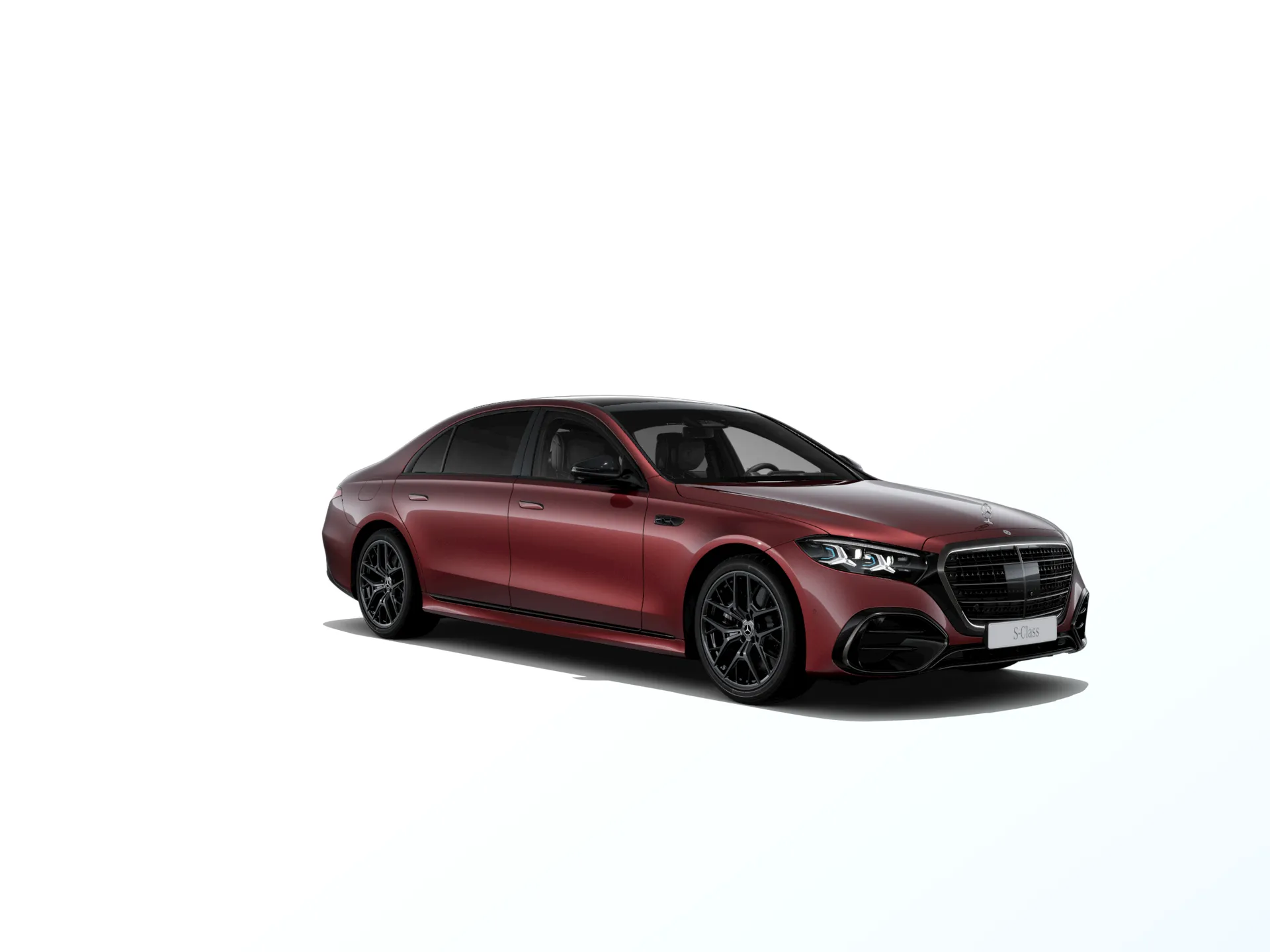 Třída S prodloužená limuzína (V223-fl), Linie AMG Plus, Metalická červená carneol MANUFAKTUR exclusive, front
