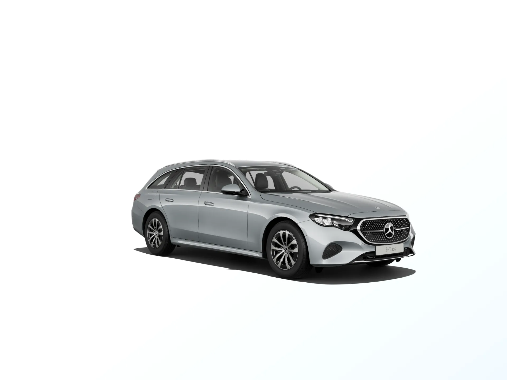 Třída E kombi (S214), Linie AVANTGARDE exteriér, Metalická stříbrná high-tech, front