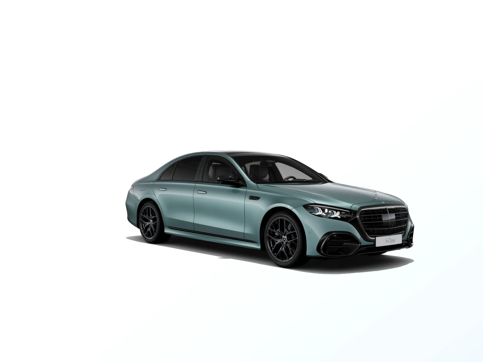 Třída S (W223-fl), Linie AMG Plus, Metalická stříbrná verde, front