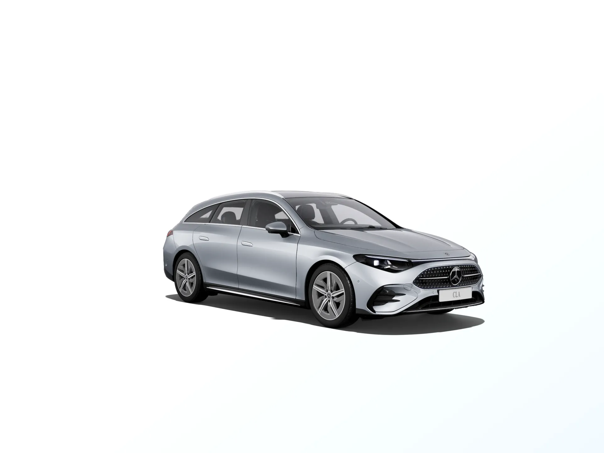 CLA Shooting Brake (X178), Linie AMG, Metalická stříbrná high-tech, front
