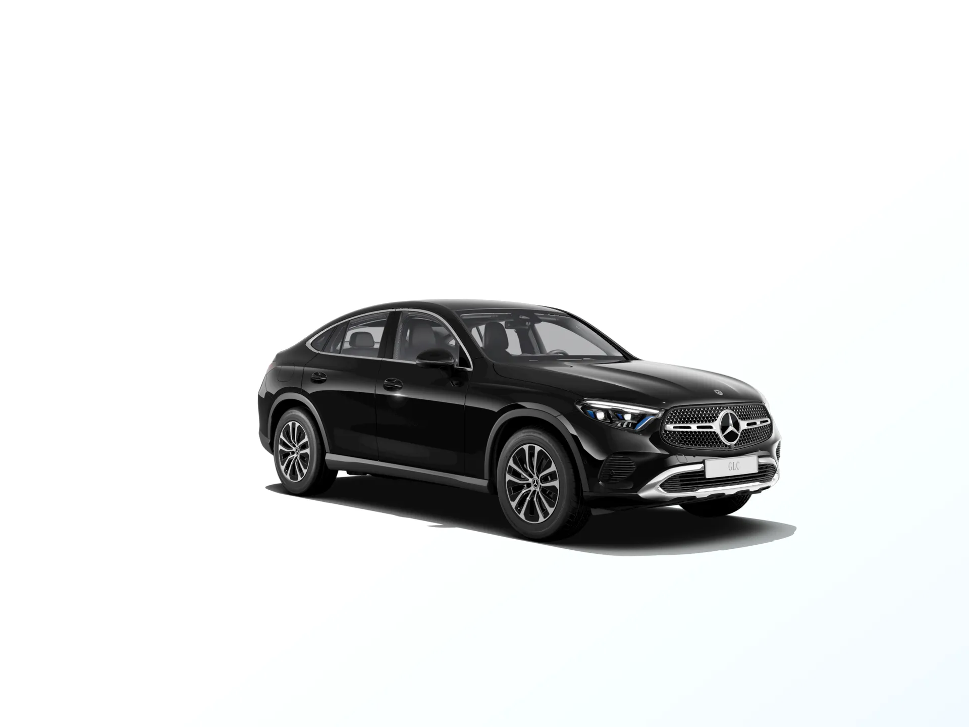 GLC kupé (C254), Sada interiéru ze syntetické kůže, Nemetalická černá, front