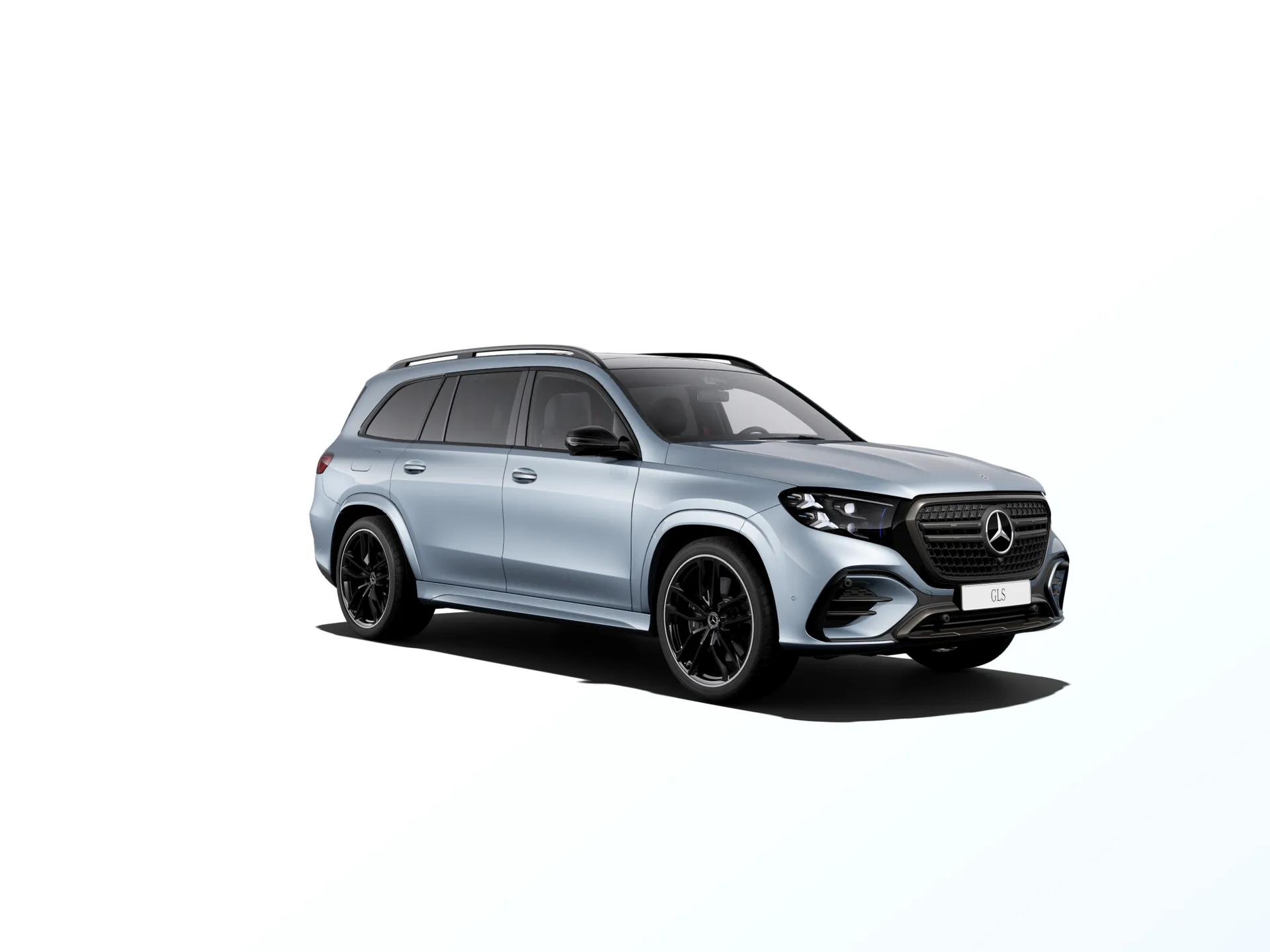 GLS (X167-fl2), Linie AMG, Metalická světle modrá Côte d'Azur MANUFAKTUR, front
