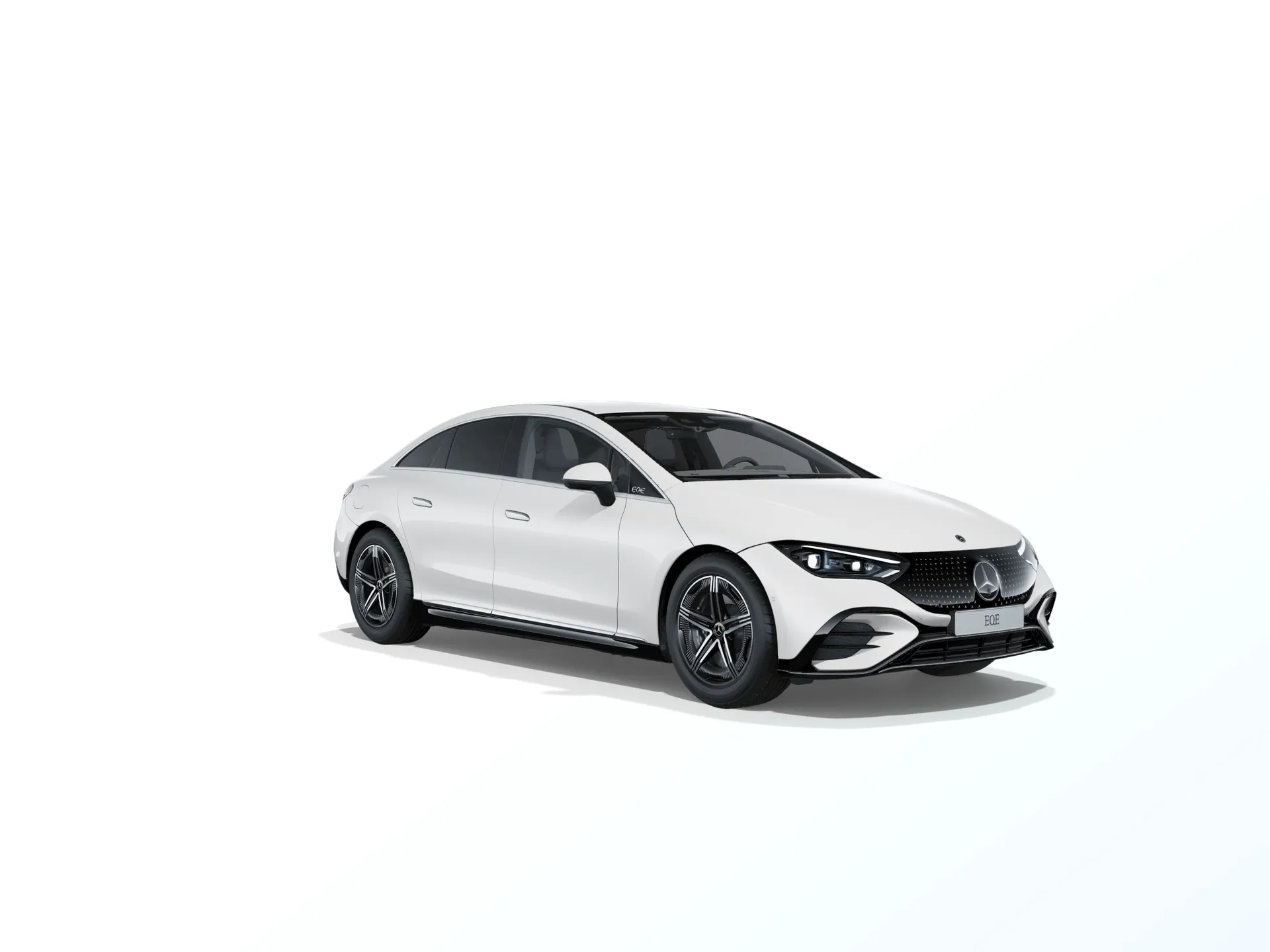 EQE sedan (V295), Sada linie AMG exteriér + linie Electric Art interiér, Bílá opalite bright MANUFAKTUR, front