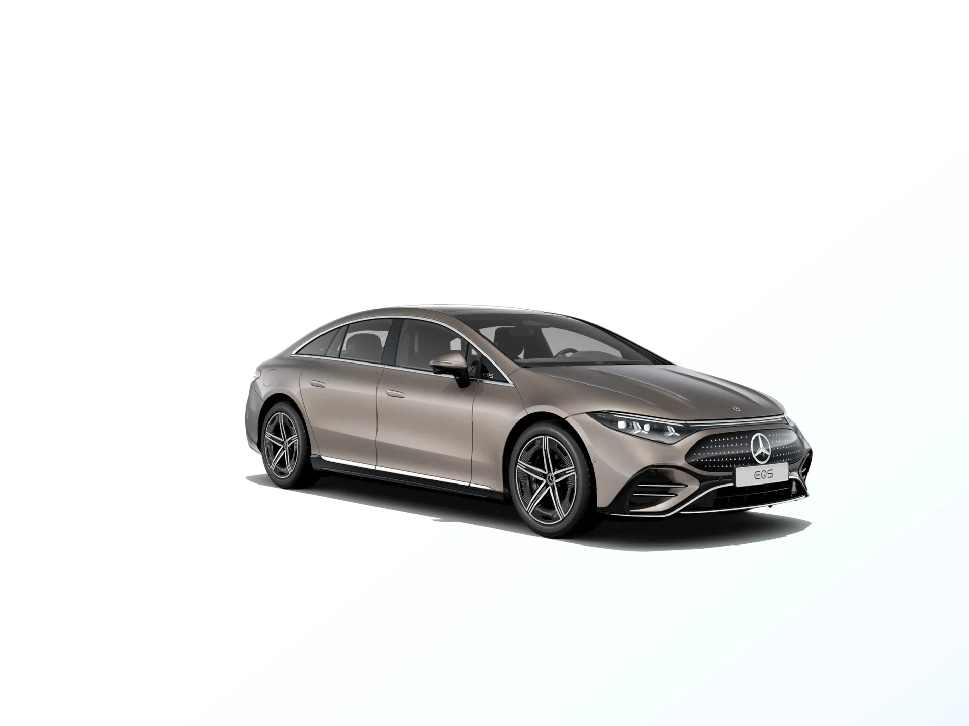 EQS sedan (V297-fl), Linie AMG exteriér, Metalická hnědá velvet, front