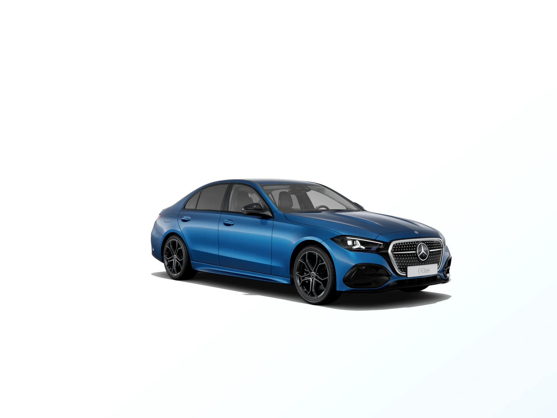 Třída C sedan (W206-fl), Linie AMG Plus, Metalická modrá spectral, front