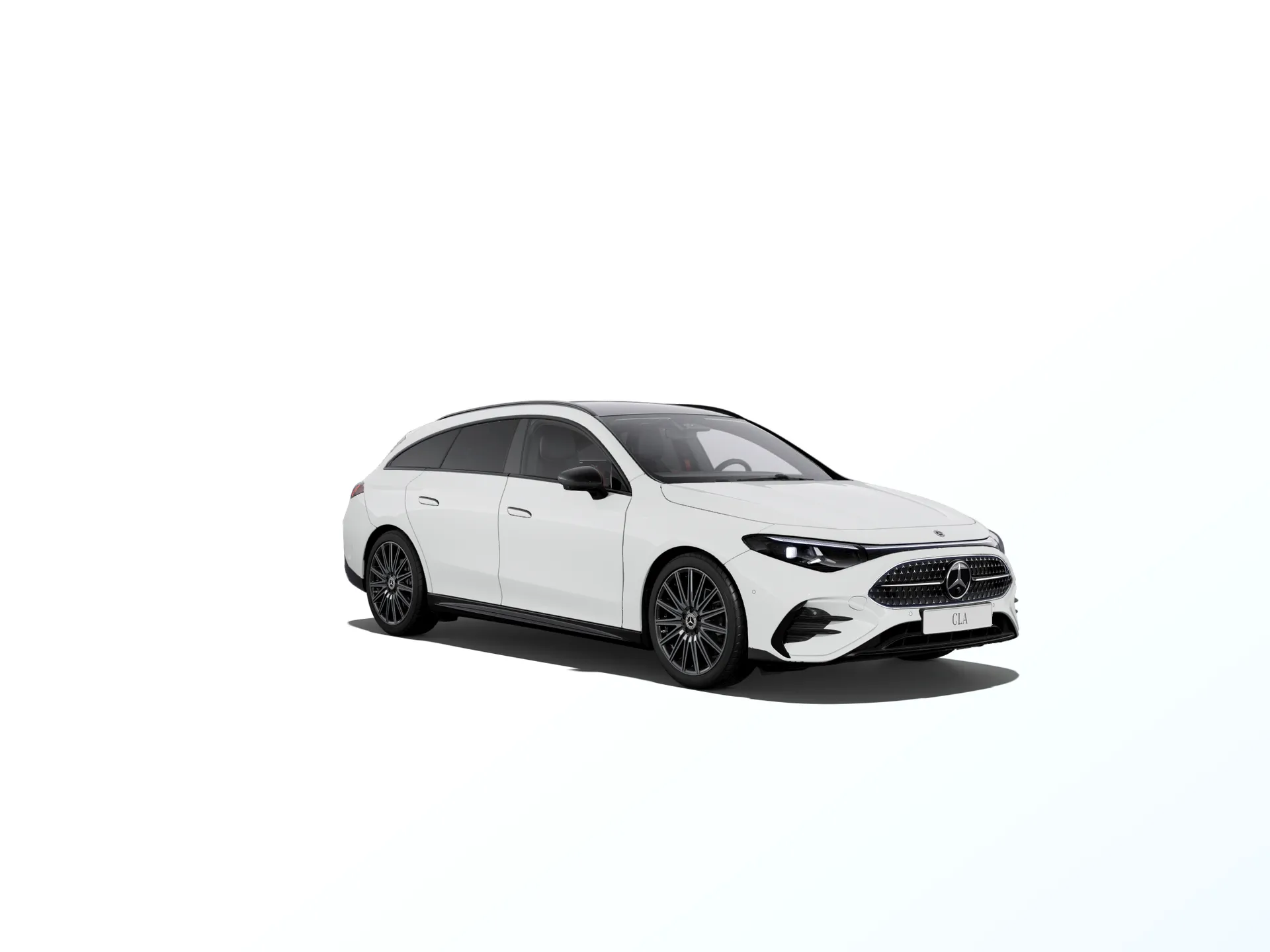 CLA Shooting Brake (X178), Linie AMG Plus, Nemetalická bílá polar, front