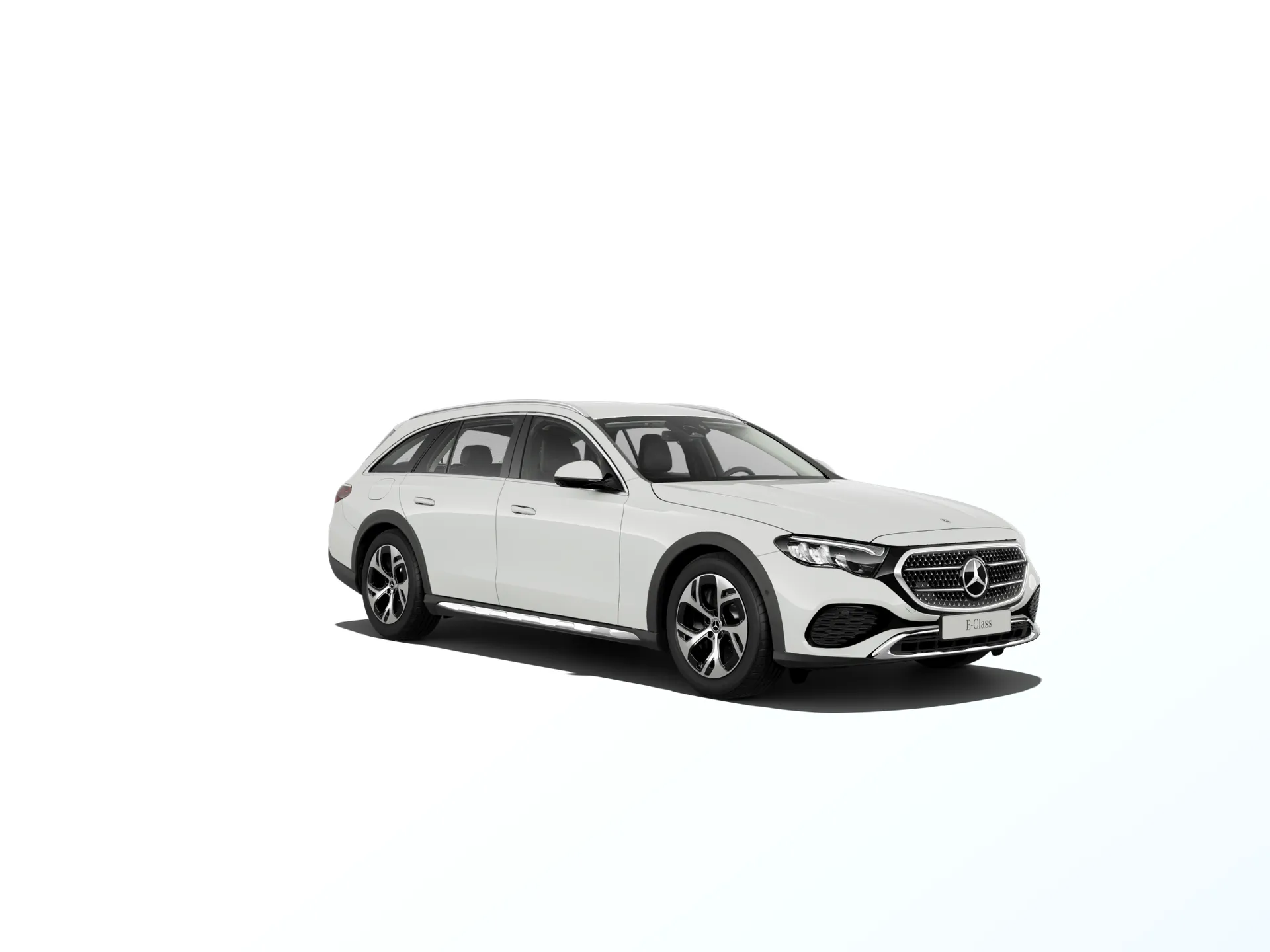 Třída E All-Terrain (S214), Základní, Nemetalická bílá polar, front
