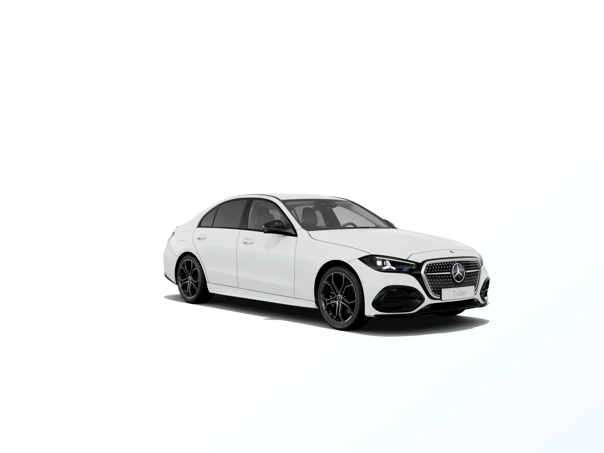 Třída C sedan (W206-fl), Linie AMG Plus, Nemetalická bílá polar, front