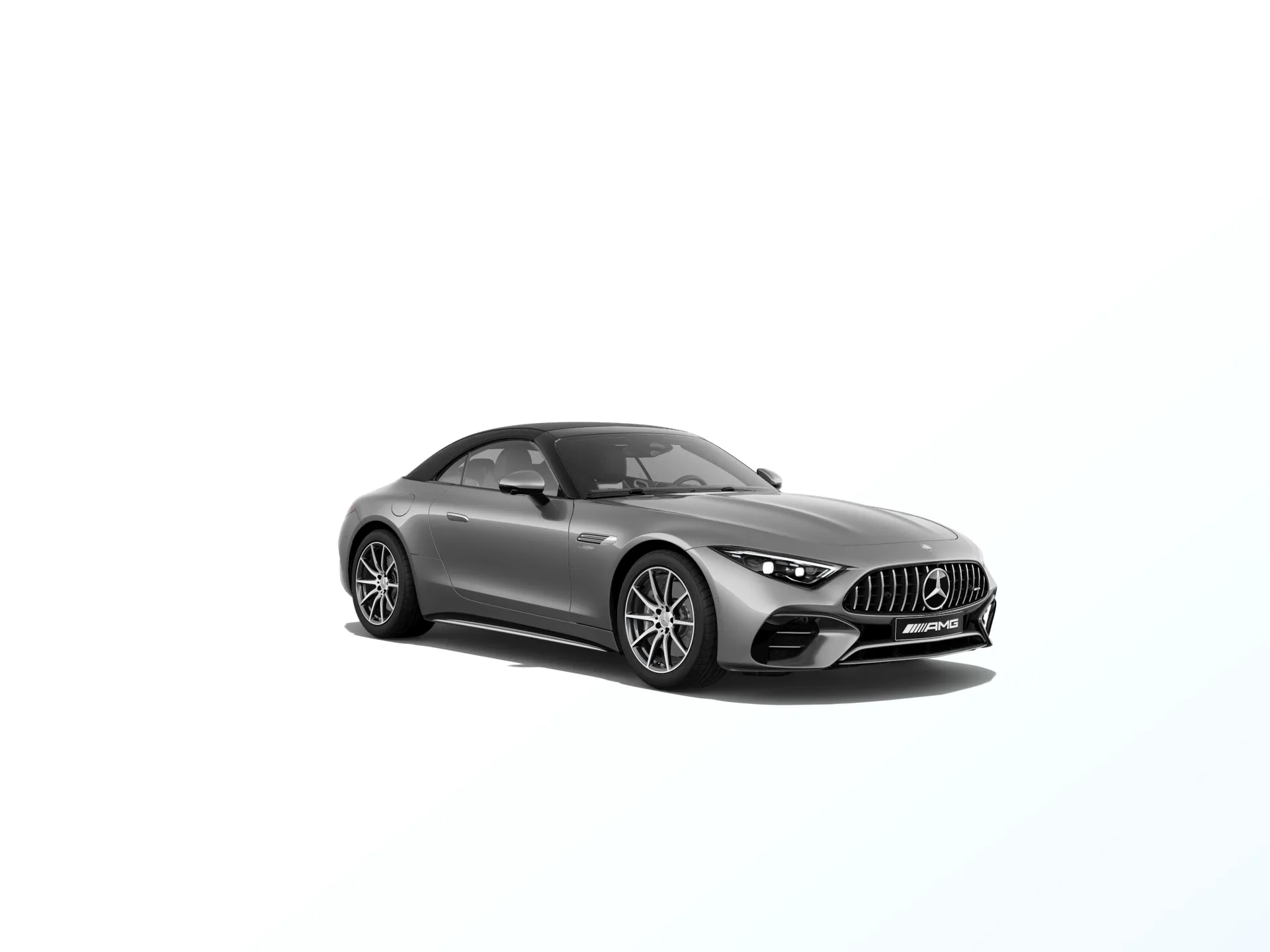 Mercedes-AMG SL Roadster (R232), Sada AMG Aerodynamics, Metalická šedá Imola AMG MANUFAKTUR exclusive, front