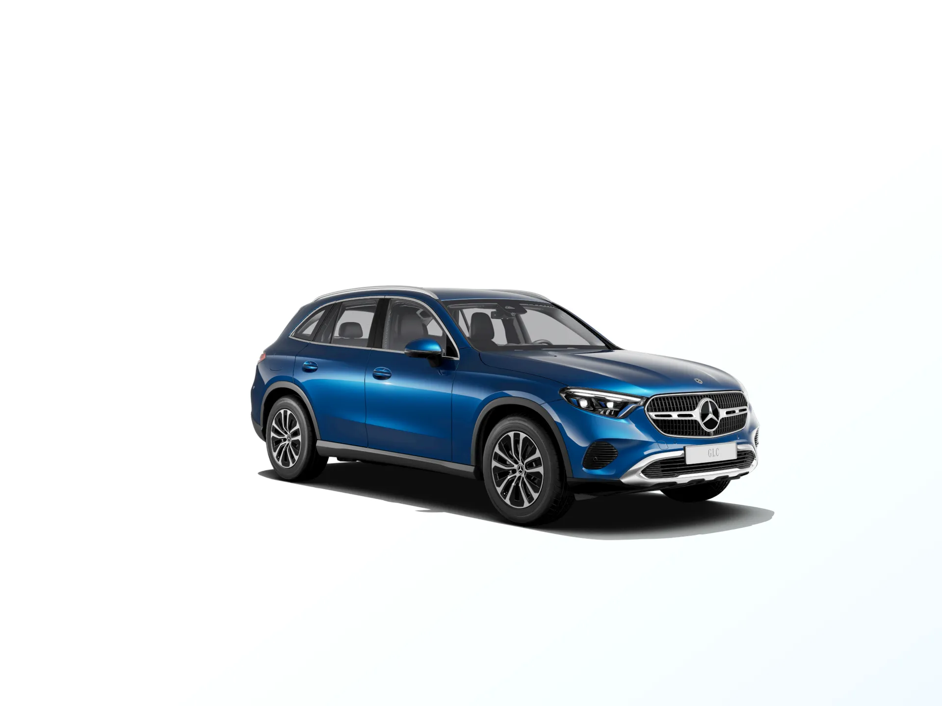 GLC (X254), Linie AVANTGARDE exteriér, Metalická modrá spectral, front