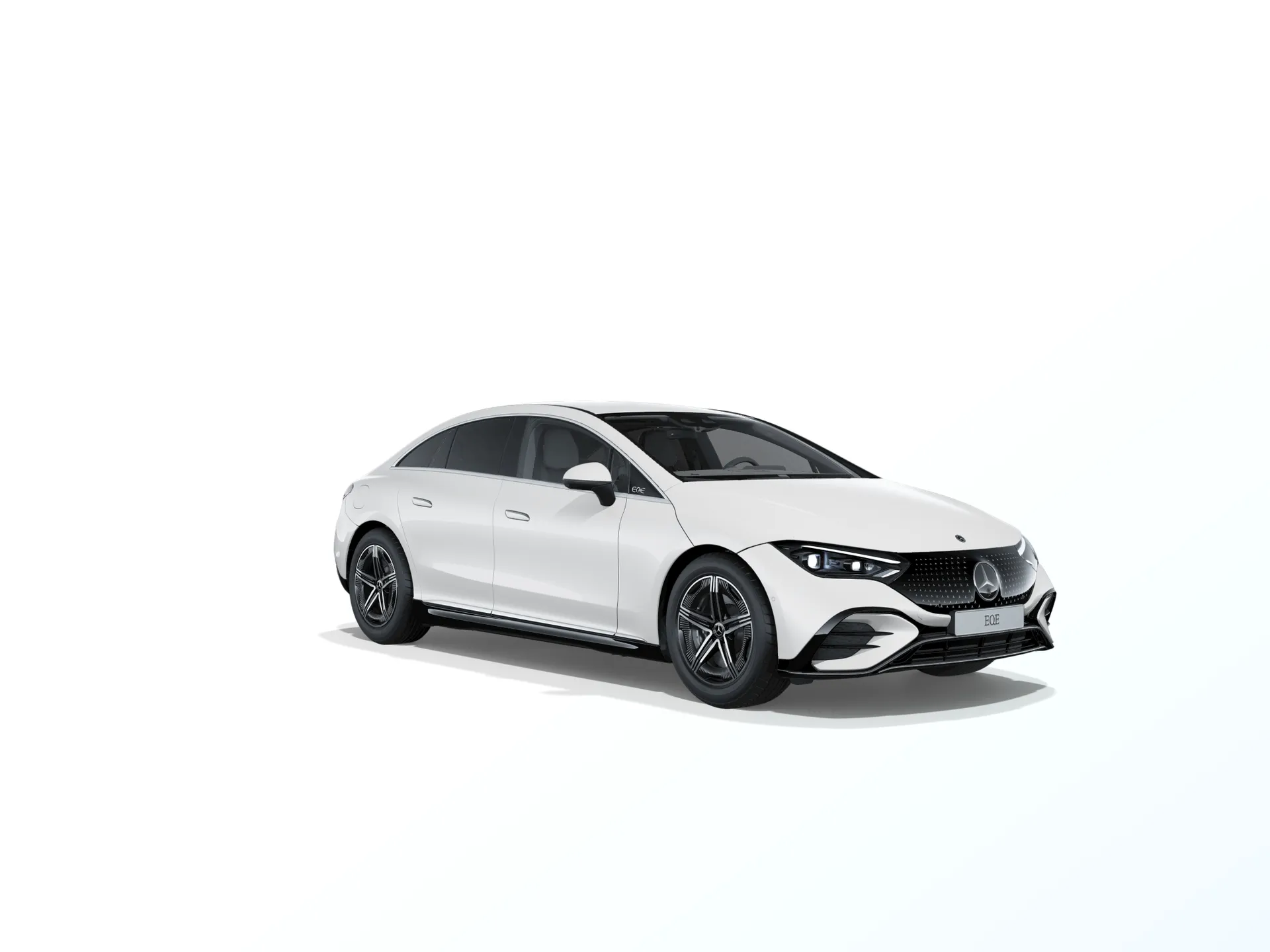 EQE sedan (V295), Sada linie AMG exteriér + linie AMG interiér, Bílá opalite bright MANUFAKTUR, front