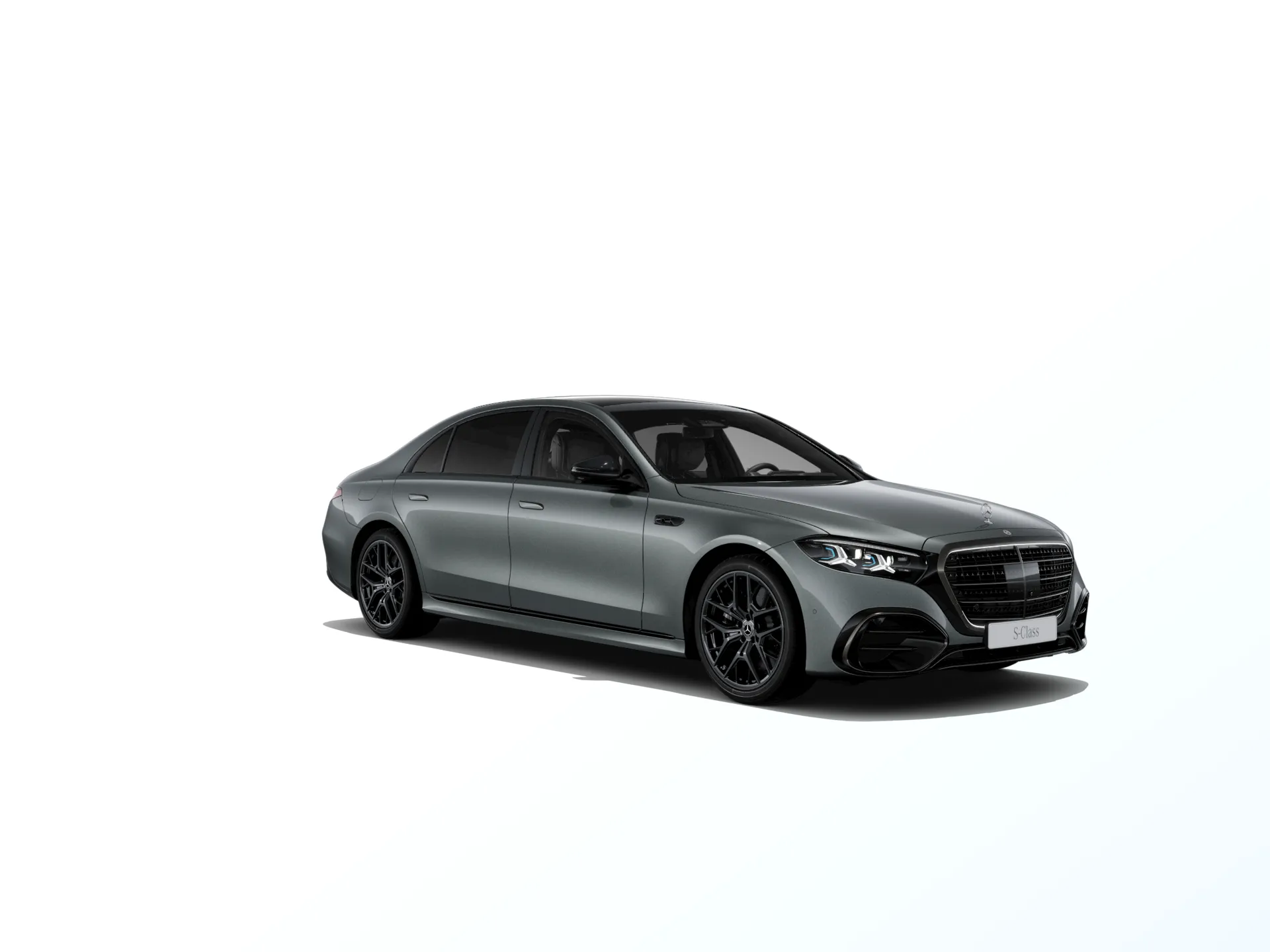 Třída S prodloužená limuzína (V223-fl), Linie AMG Plus, Metalická šedá graphite MANUFAKTUR, front