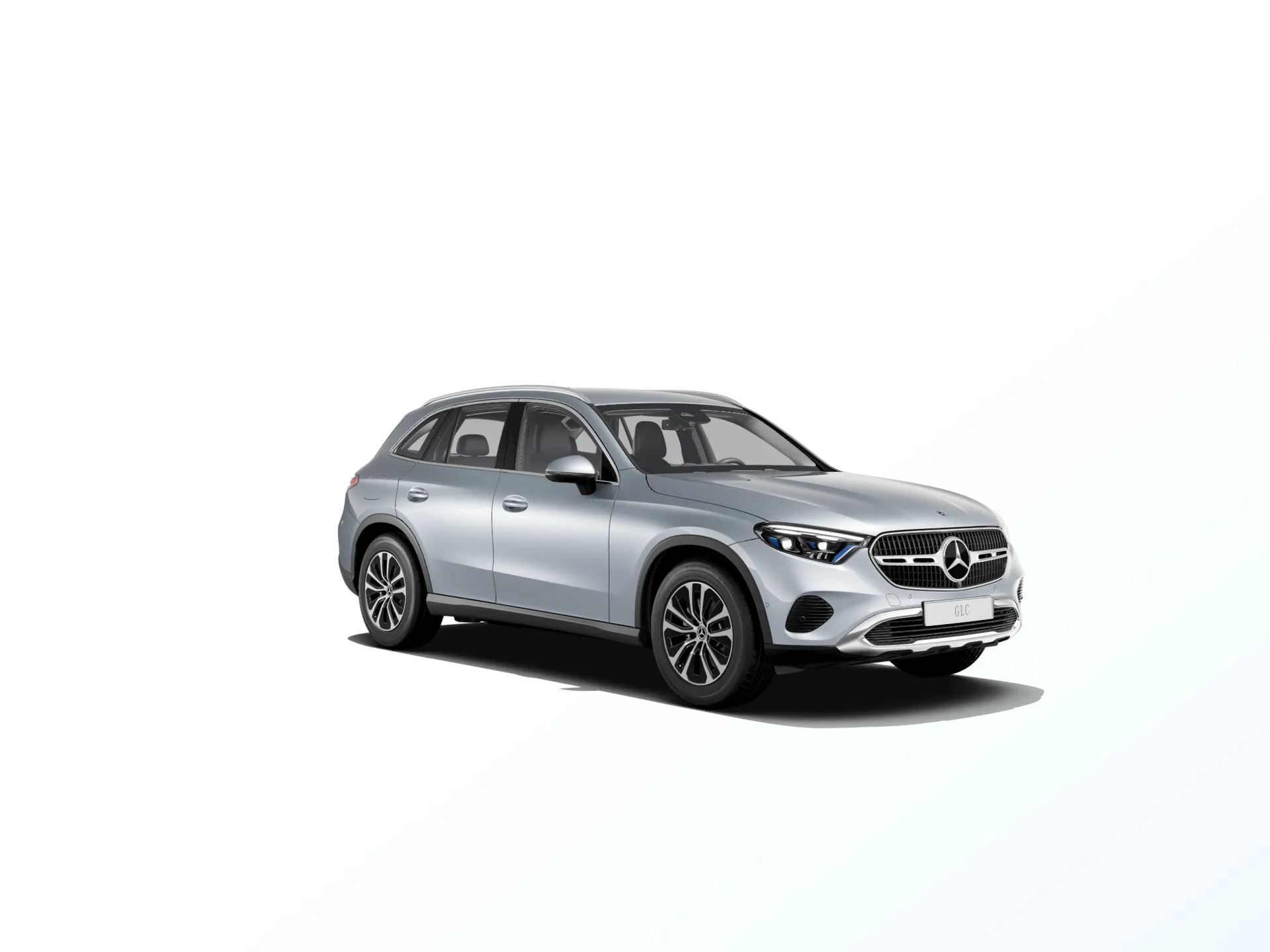 GLC (X254), Linie AVANTGARDE exteriér, Metalická stříbrná high-tech, front