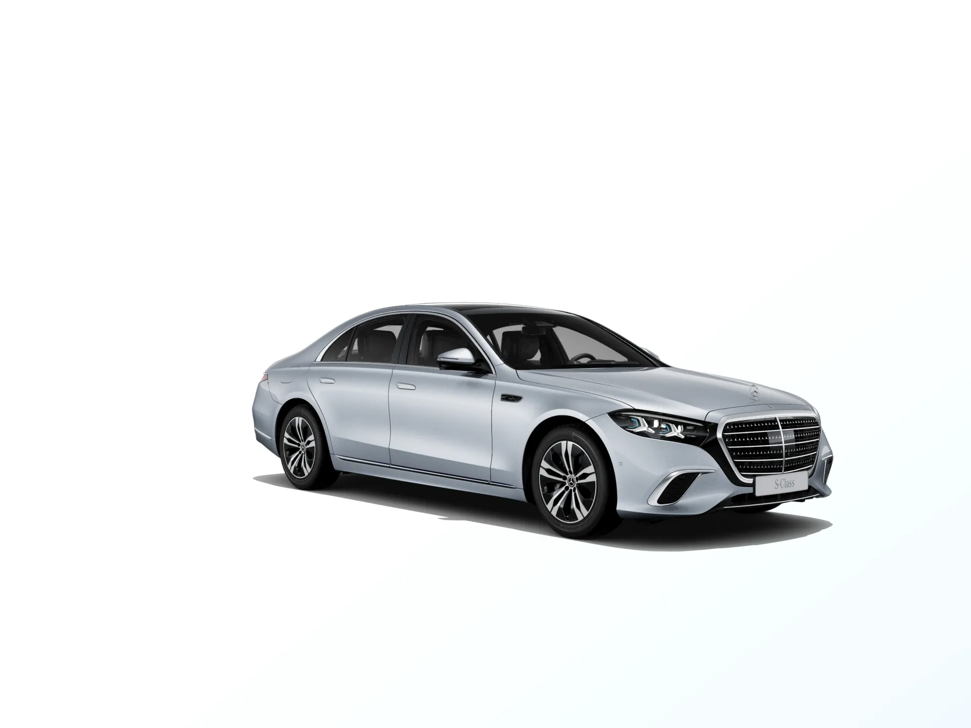 Třída S (W223-fl), Základní provedení, Metalická stříbrná high-tech, front