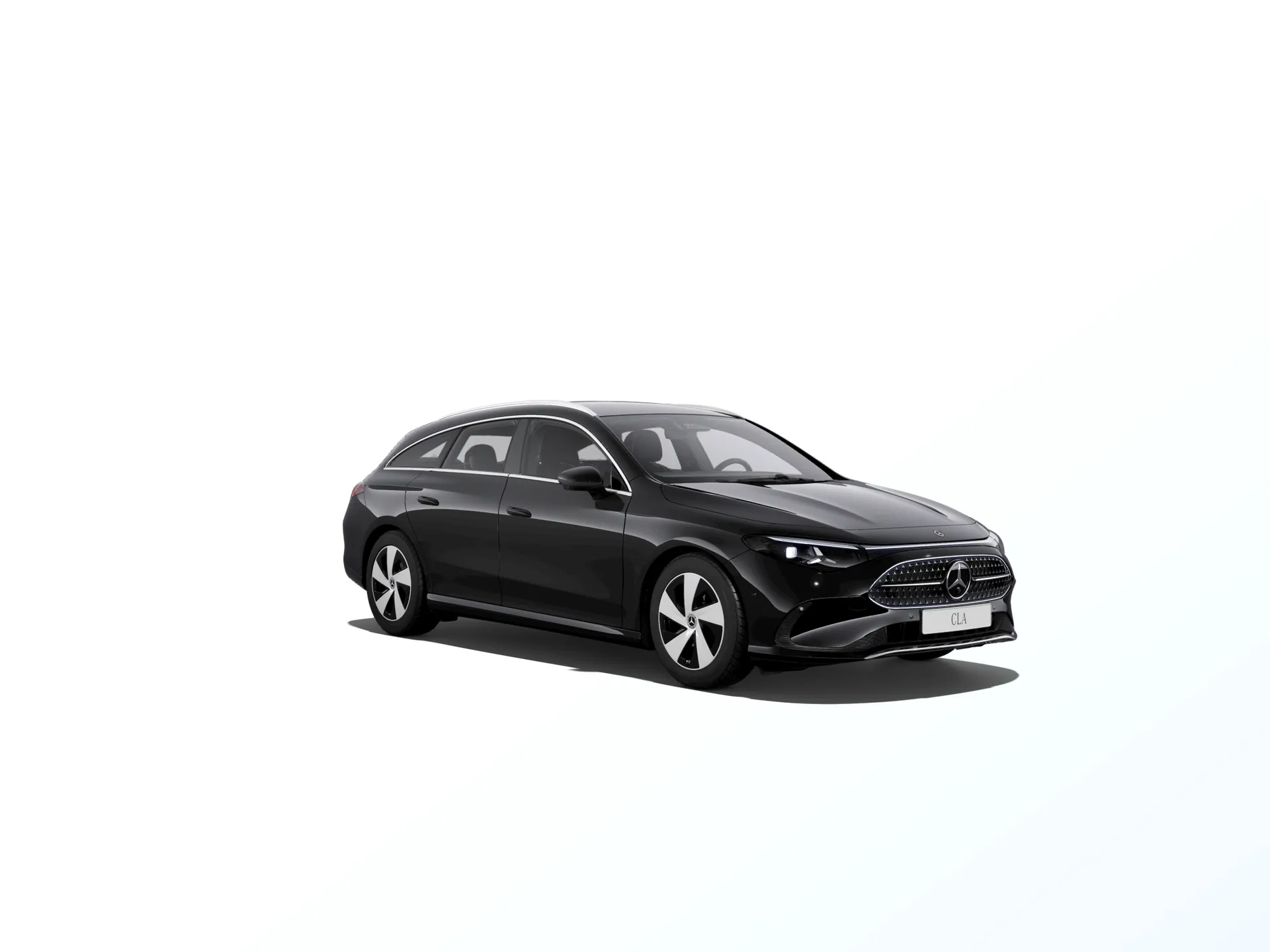 CLA Shooting Brake (X178), Linie Progressive, Nemetalická černá night, front