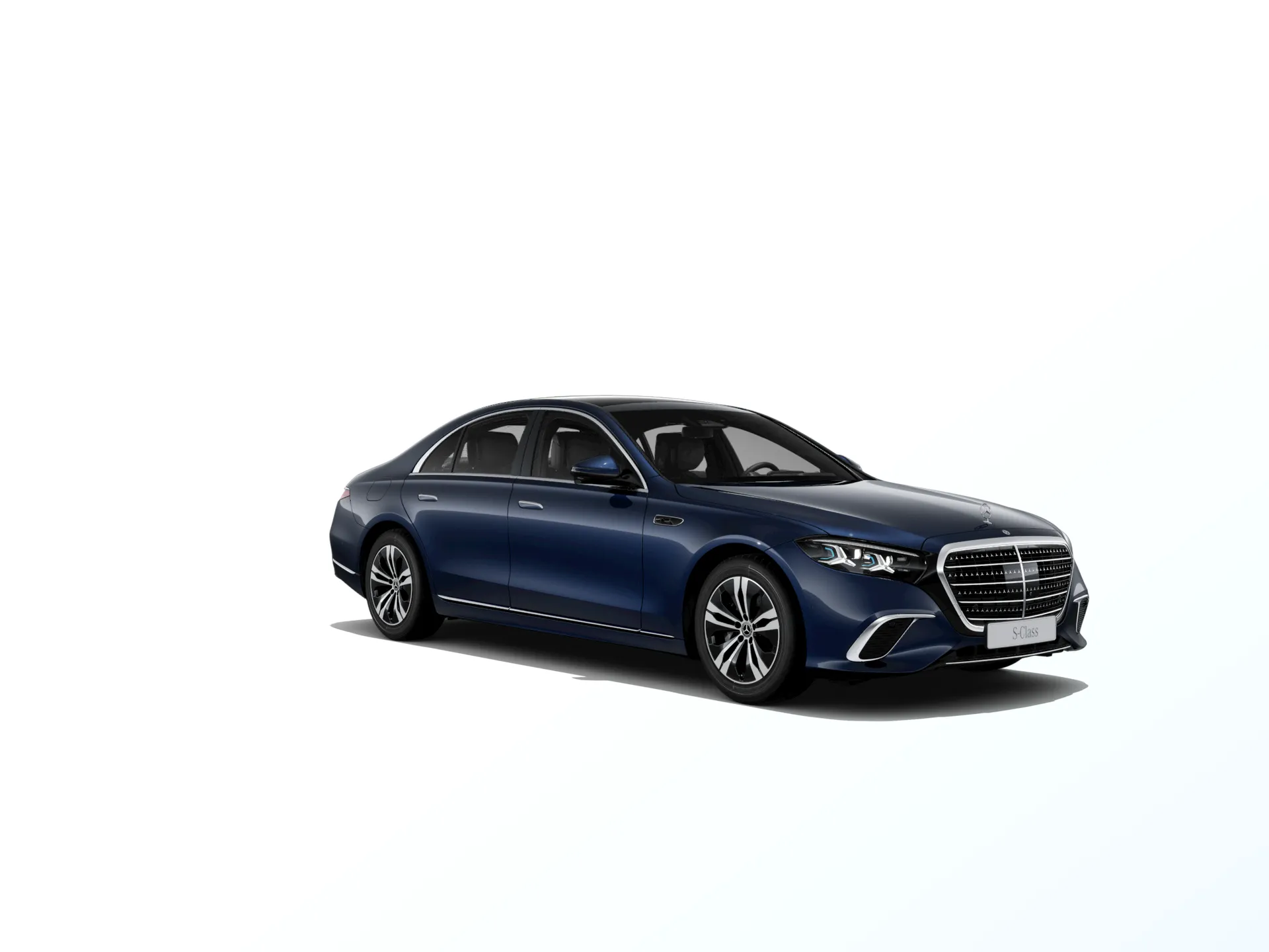 Třída S (W223-fl), Základní provedení, Metalická modrá nautic, front