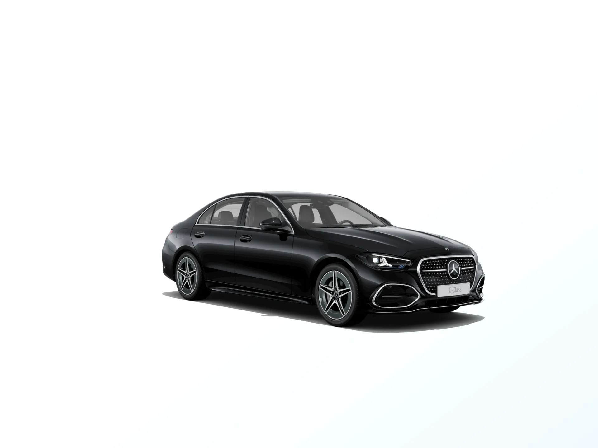 Třída C sedan (W206-fl), Linie AMG, Nemetalická černá, front