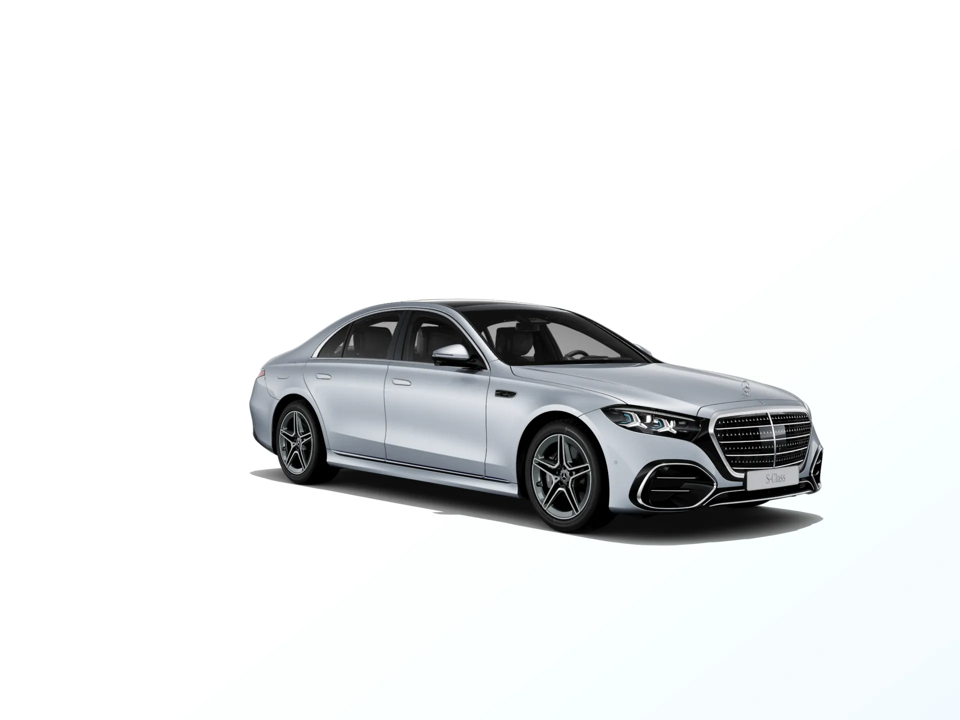 Třída S (W223-fl), Linie AMG, Metalická stříbrná high-tech, front