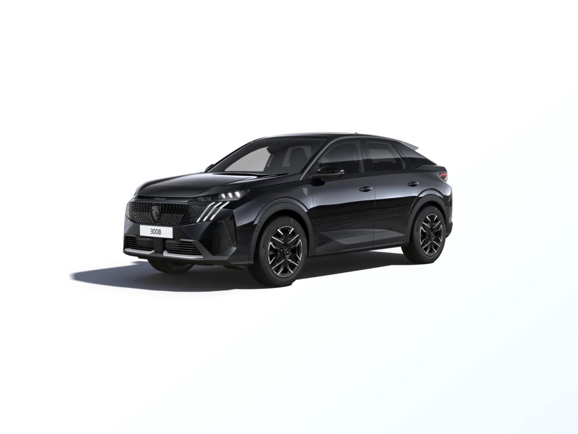 3008, GT, Černá Perla Nera / Metalický lak, front